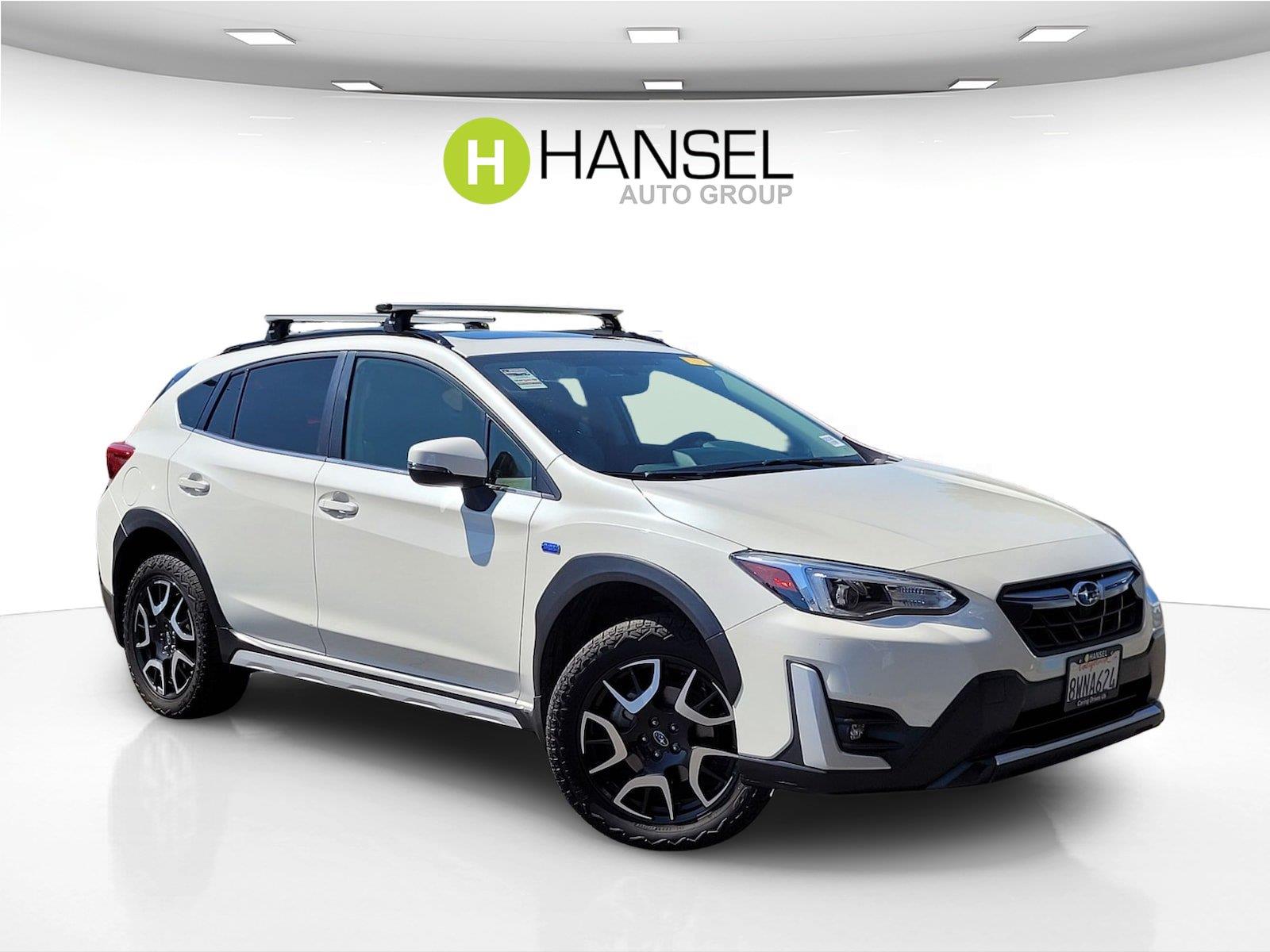 Crystal White Pearl 2021 Subaru Crosstrek Hybrid SUV / Crossover All-Wheel Drive Continuously Variable Transmission