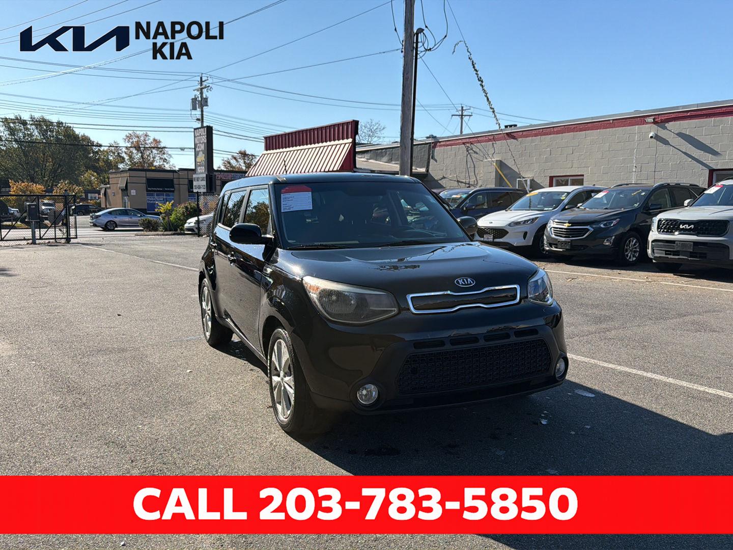 Shadow Black 2016 Kia Soul Wagon Front-Wheel Drive Automatic