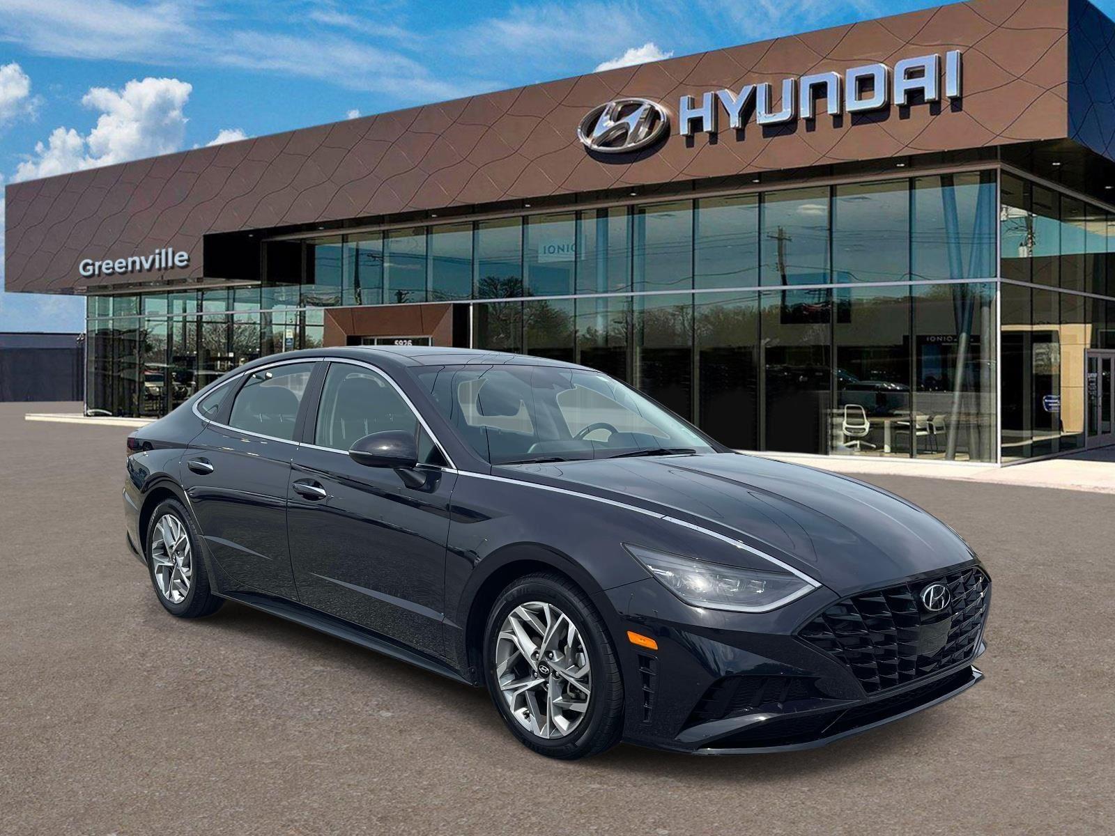 Carbon Blue 2023 Hyundai Sonata Sedan Front-Wheel Drive Automatic