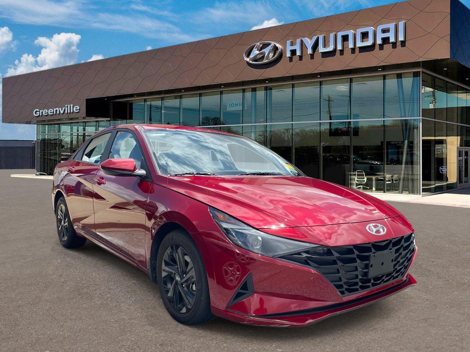 Ultimate Red 2023 Hyundai Elantra Sedan Front-Wheel Drive Continuously Variable Transmission