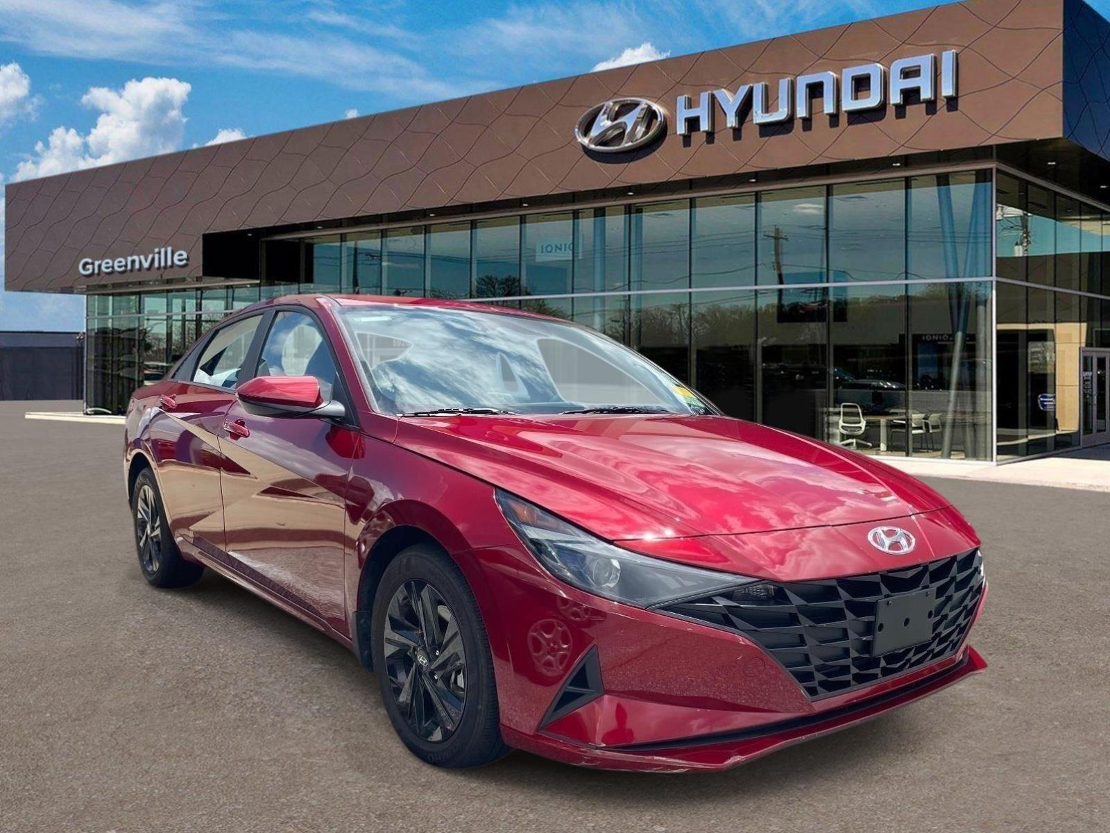 Ultimate Red 2023 Hyundai Elantra Sedan Front-Wheel Drive Continuously Variable Transmission