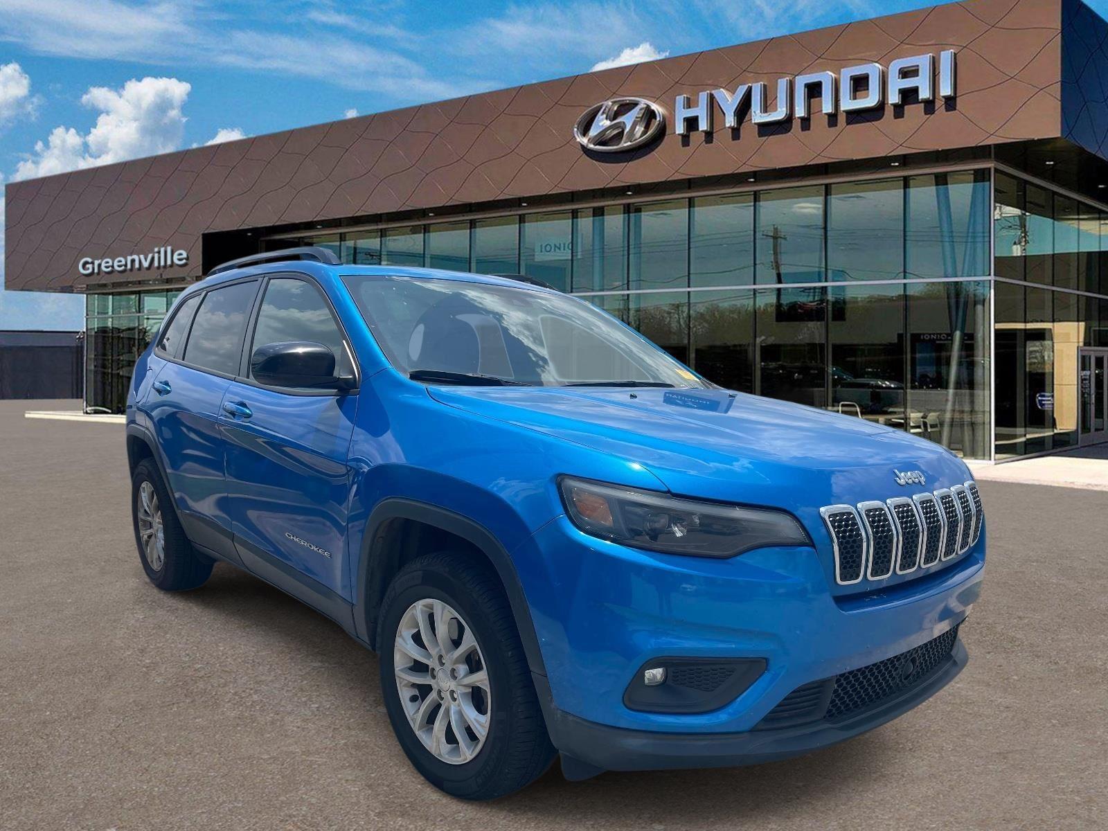 Hydro Blue Pearlcoat 2022 Jeep Cherokee SUV / Crossover Four-Wheel Drive 9-Speed Automatic