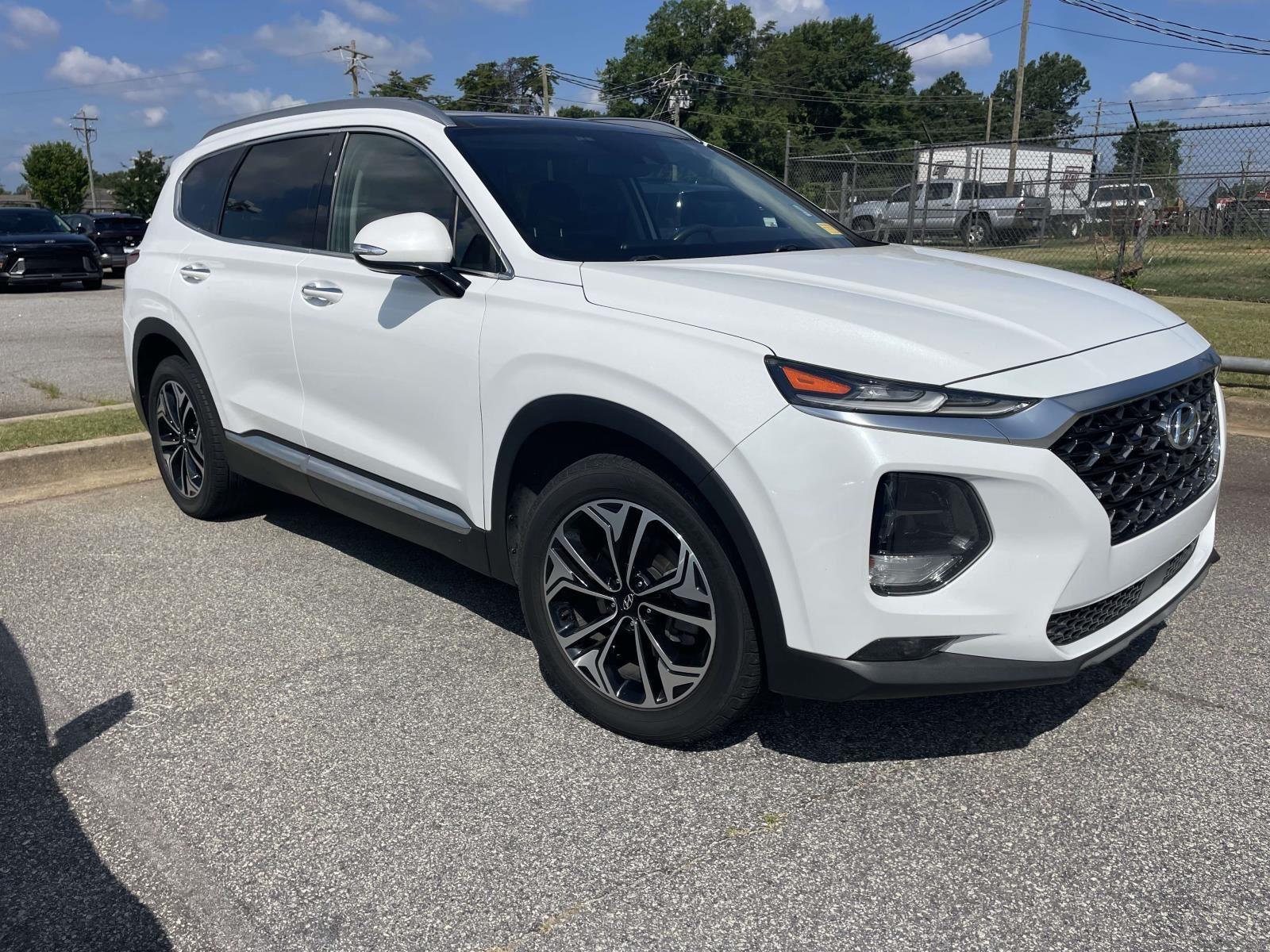 Quartz White 2020 Hyundai Santa Fe SUV / Crossover Front-Wheel Drive Automatic