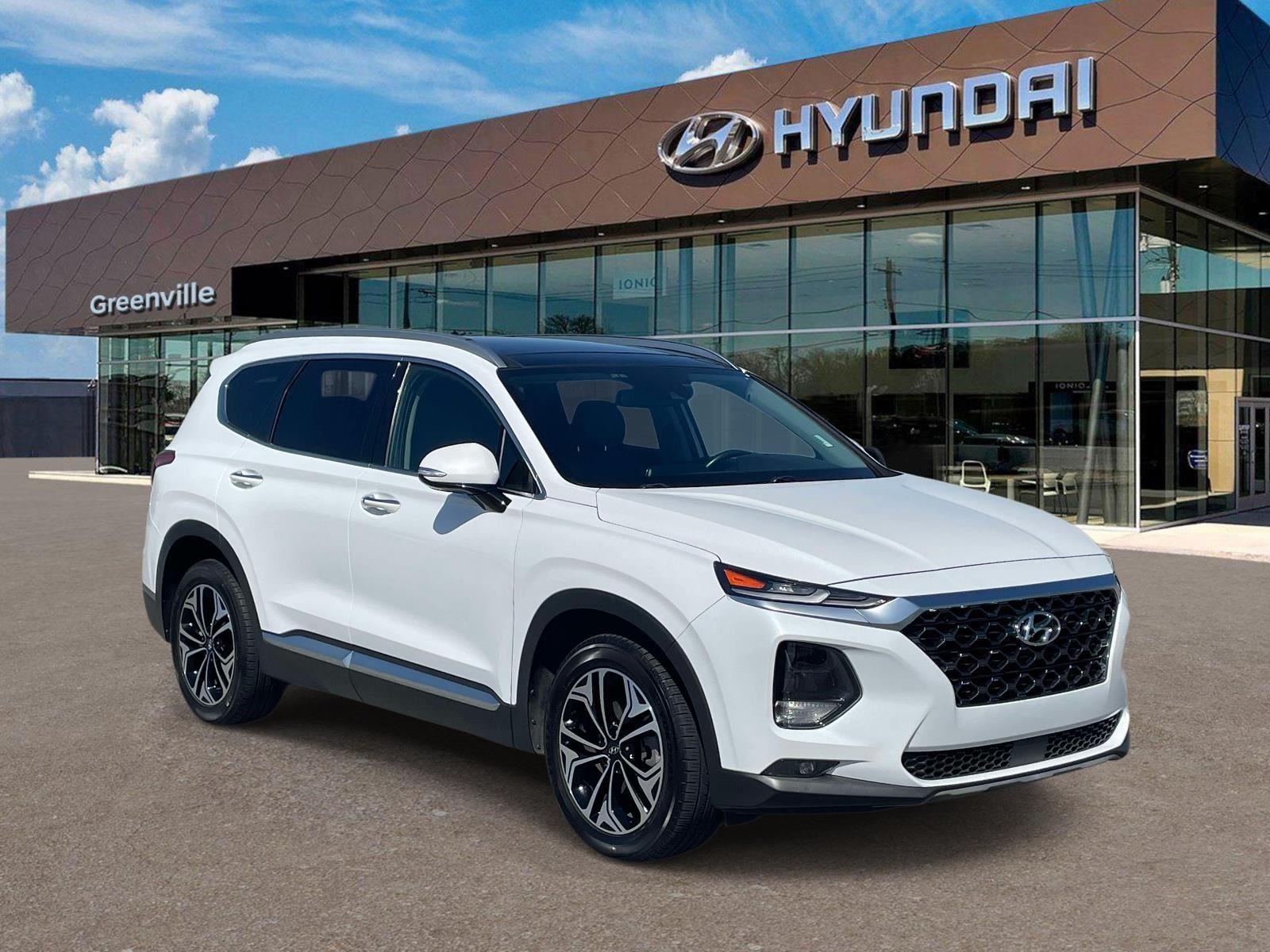 Quartz White 2020 Hyundai Santa Fe SUV / Crossover Front-Wheel Drive Automatic