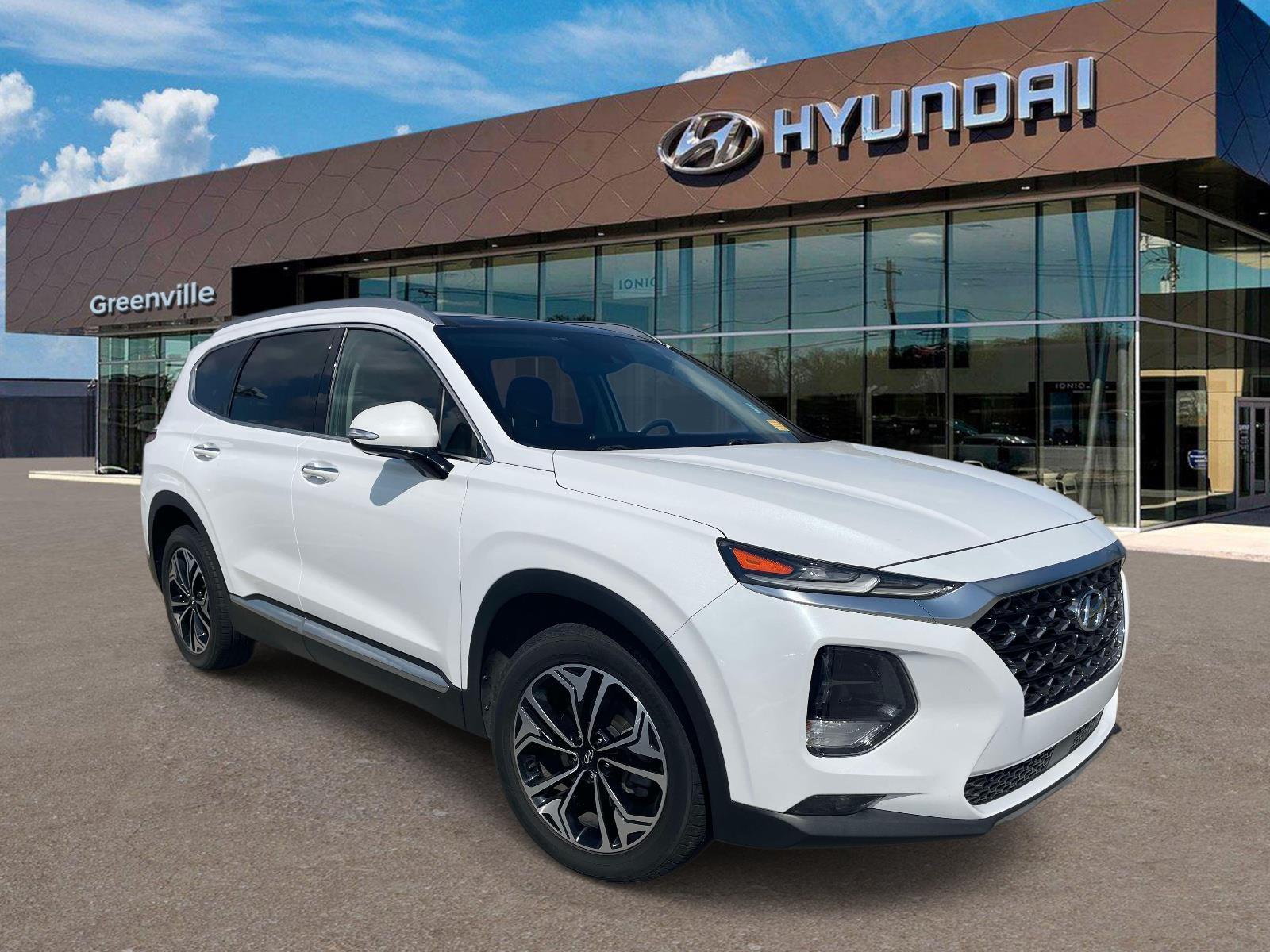Quartz White 2020 Hyundai Santa Fe SUV / Crossover Front-Wheel Drive Automatic