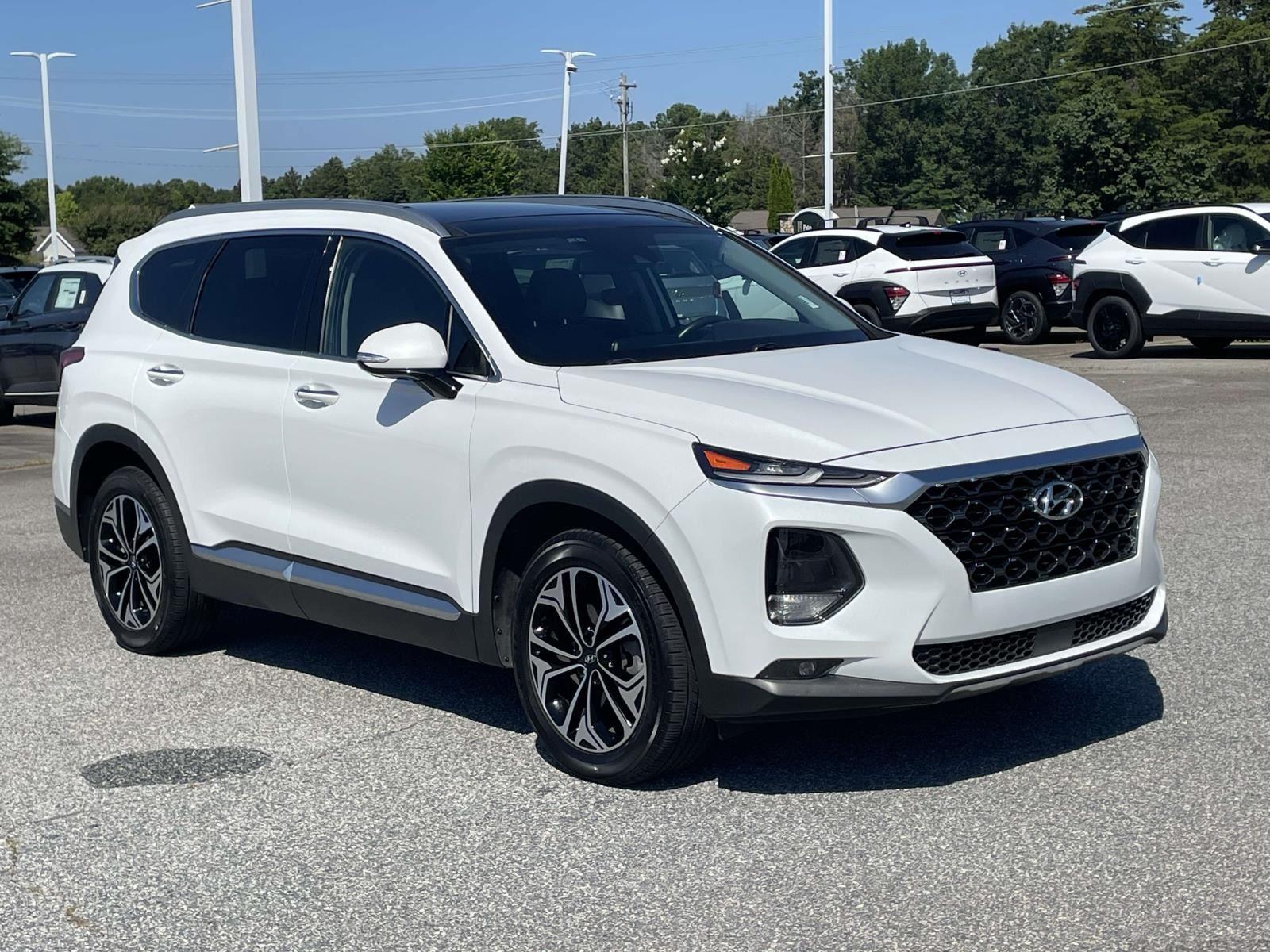 Quartz White 2020 Hyundai Santa Fe SUV / Crossover Front-Wheel Drive Automatic