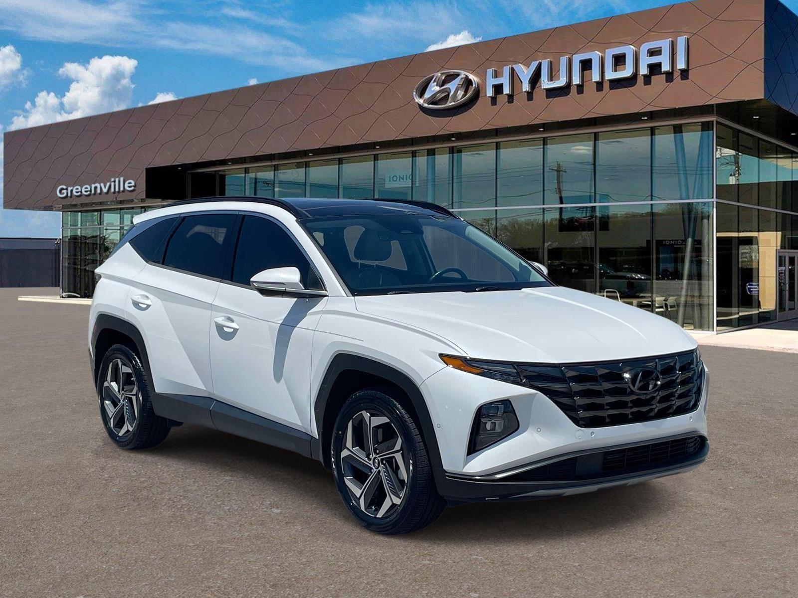 Quartz White 2022 Hyundai Tucson Hybrid SUV / Crossover All-Wheel Drive Automatic
