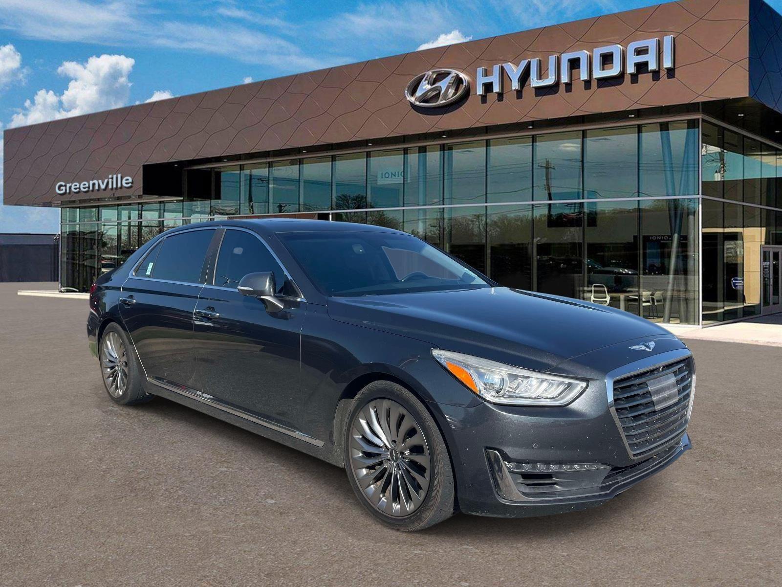 Himalayan Gray 2017 Genesis G90 Sedan Rear-Wheel Drive Automatic