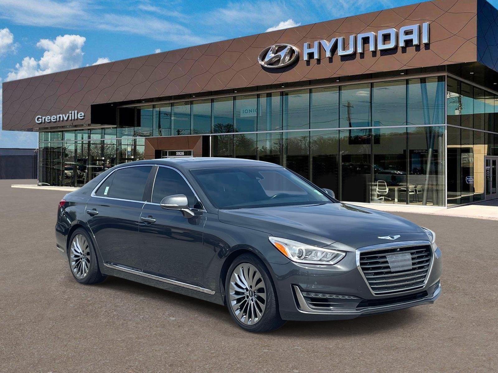 Himalayan Gray 2017 Genesis G90 Sedan Rear-Wheel Drive Automatic