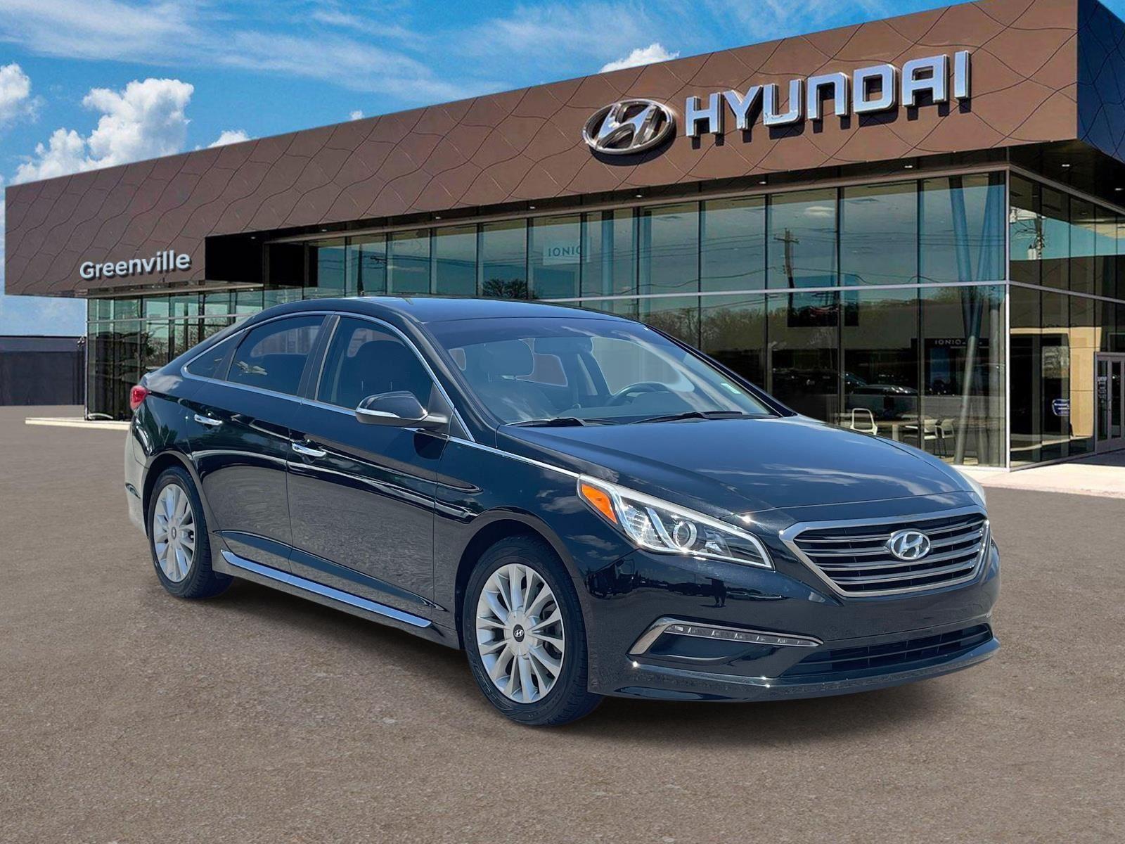 Phantom Black 2015 Hyundai Sonata Sedan Front-Wheel Drive Automatic