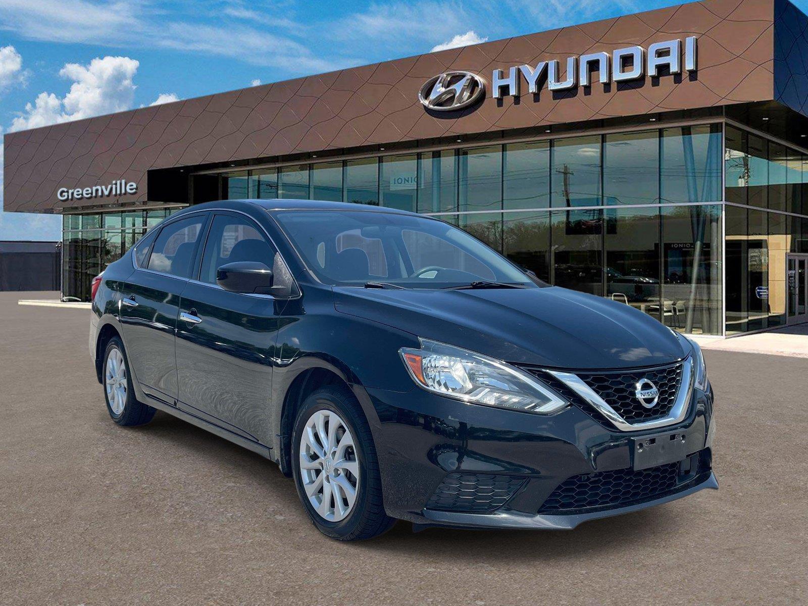 Super Black 2018 Nissan Sentra Sedan Front-Wheel Drive Continuously Variable Transmission