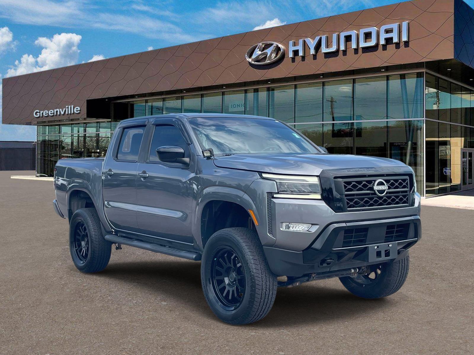 Gray (Gun Metallic) 2023 Nissan Frontier Pickup Truck Four-Wheel Drive Automatic