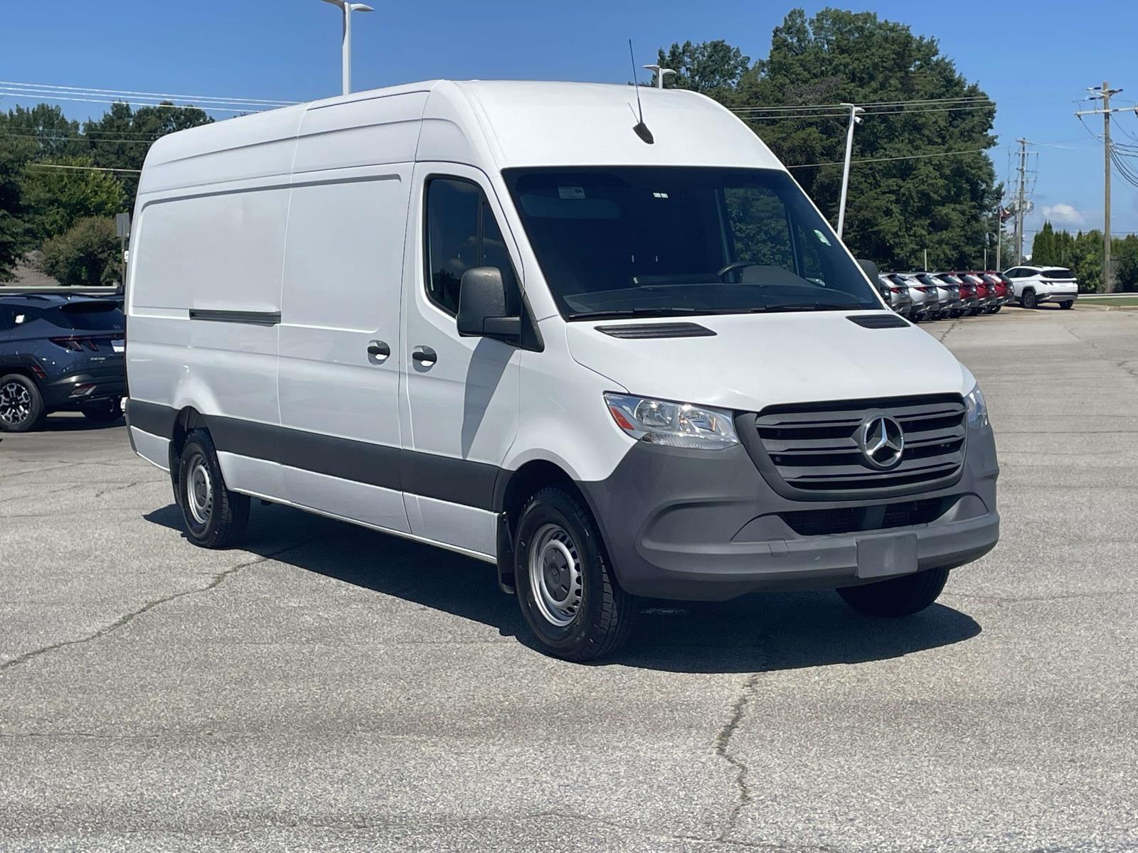 Arctic White 2023 Mercedes-Benz Sprinter Cargo Van Rear-Wheel Drive Automatic