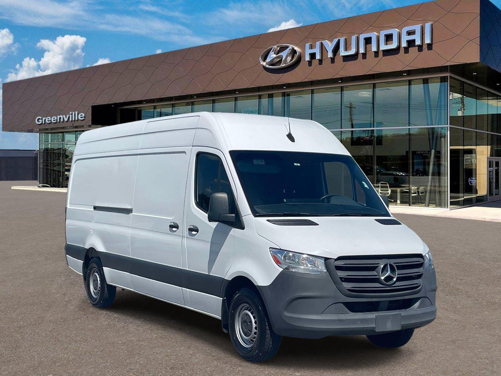 Arctic White 2023 Mercedes-Benz Sprinter Cargo Van Rear-Wheel Drive Automatic