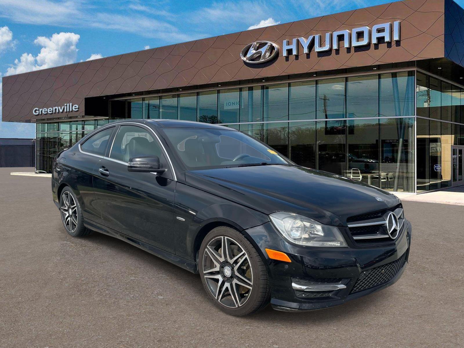 Black 2014 Mercedes-Benz C-Class Coupe Rear-Wheel Drive Automatic