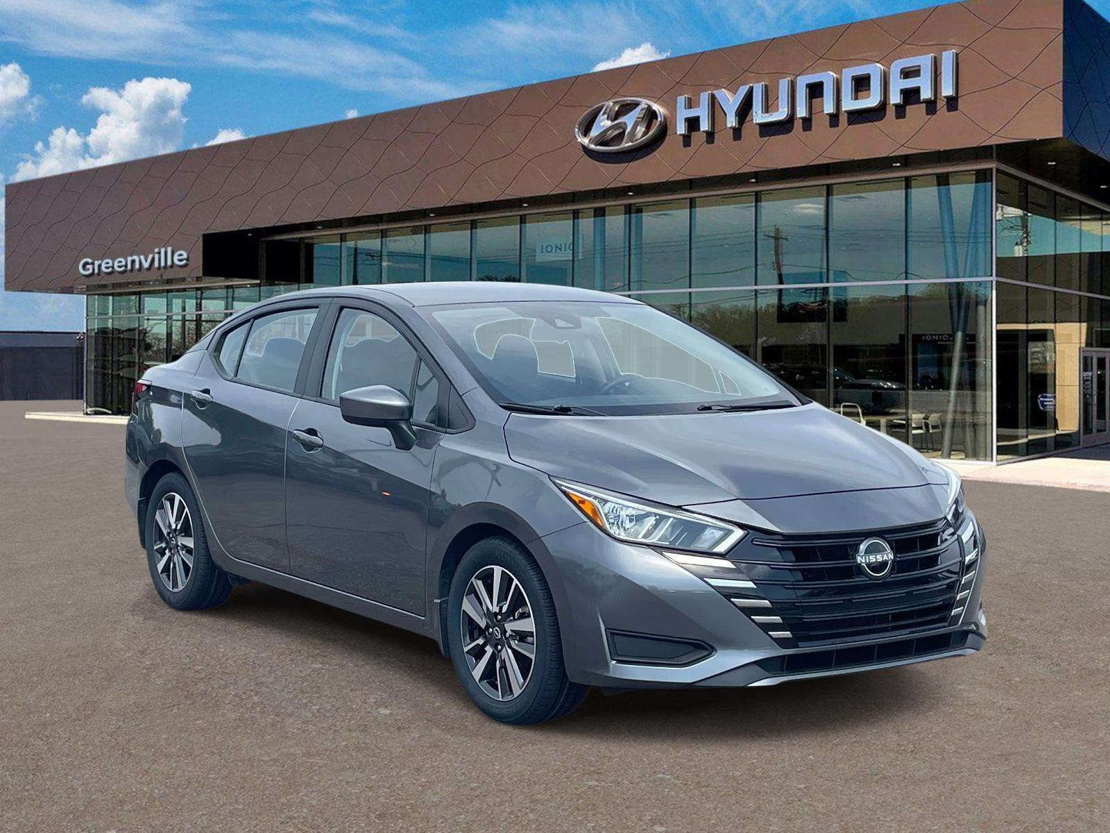 Gray (Gun Metallic) 2024 Nissan Versa Sedan Front-Wheel Drive Continuously Variable Transmission