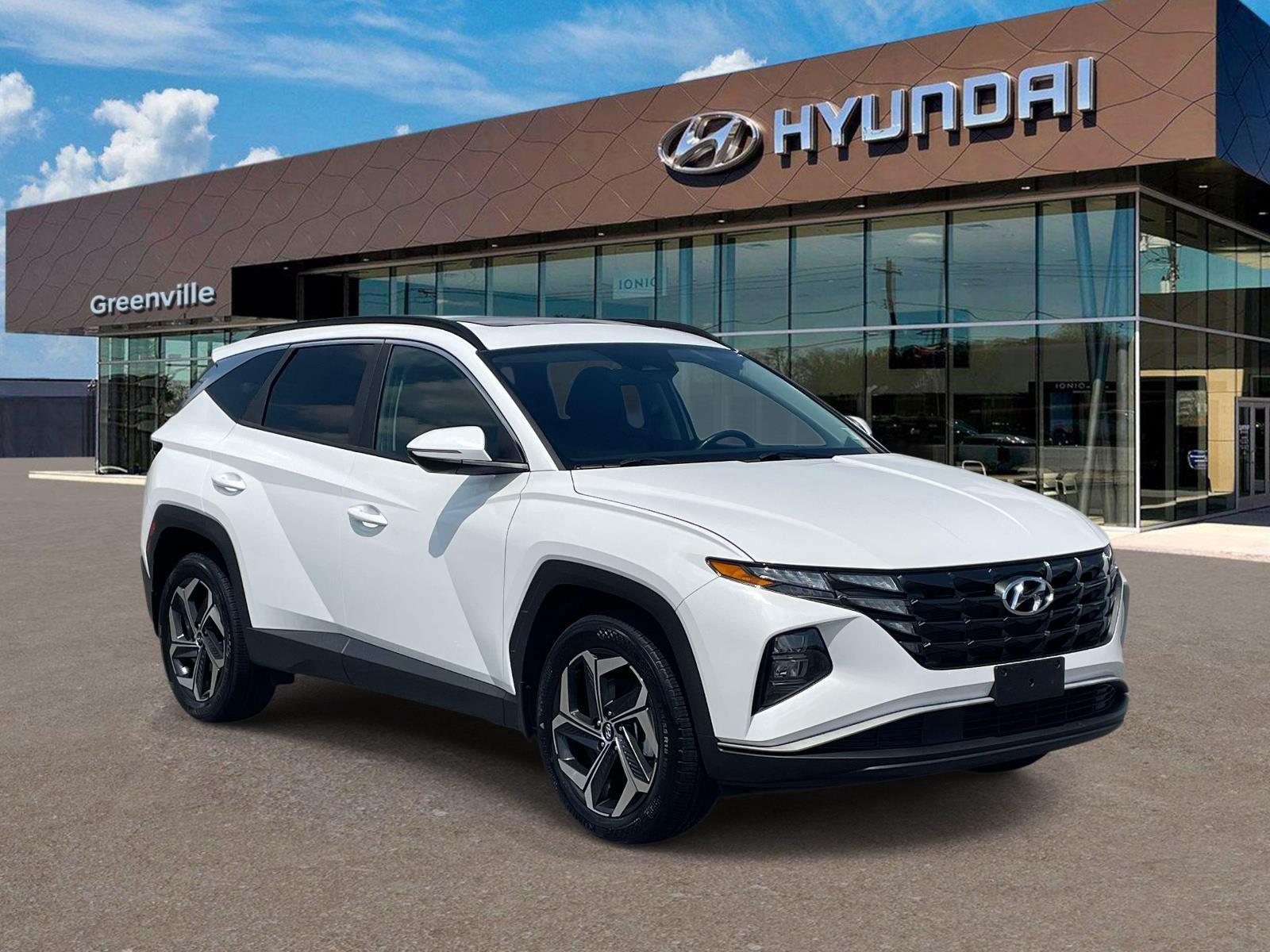 White Pearl 2024 Hyundai Tucson SUV / Crossover All-Wheel Drive Automatic