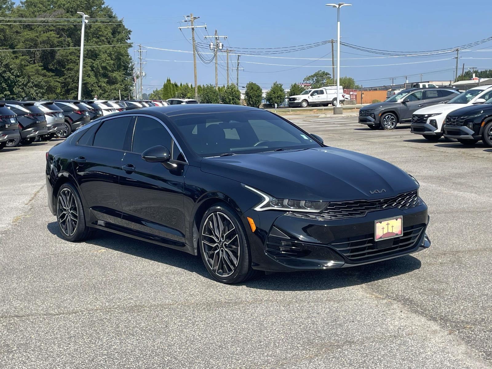 Ebony Black 2024 Kia K5 Sedan Front-Wheel Drive Automatic