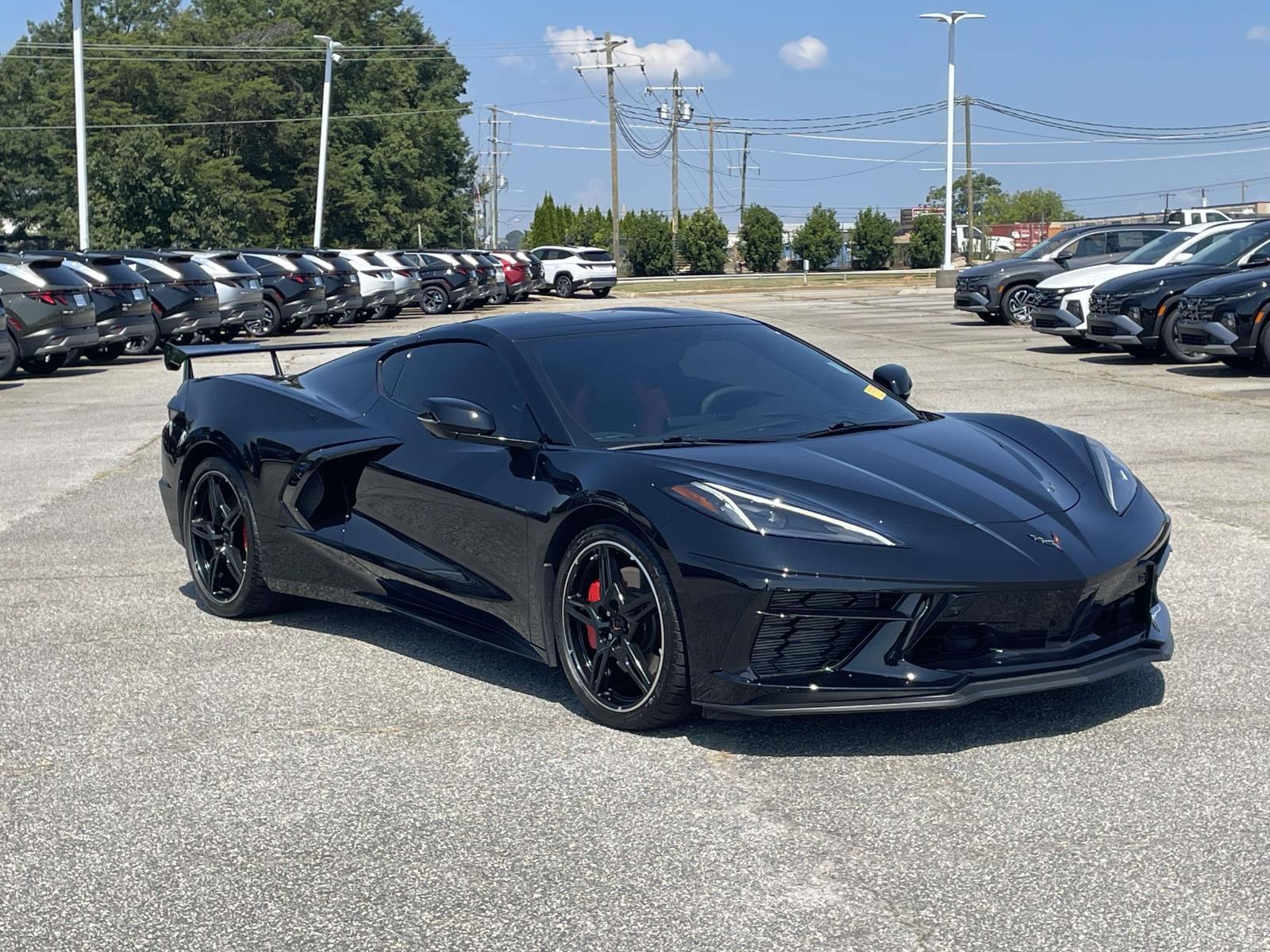 Black 2022 Chevrolet Corvette Coupe Rear-Wheel Drive 8-Speed Dual Clutch