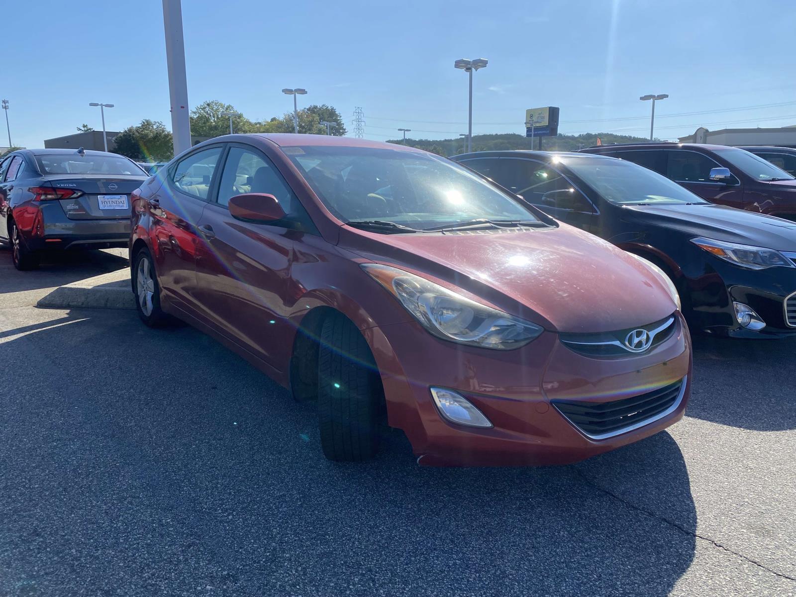 Red Allure 2012 Hyundai Elantra Sedan Front-Wheel Drive Automatic