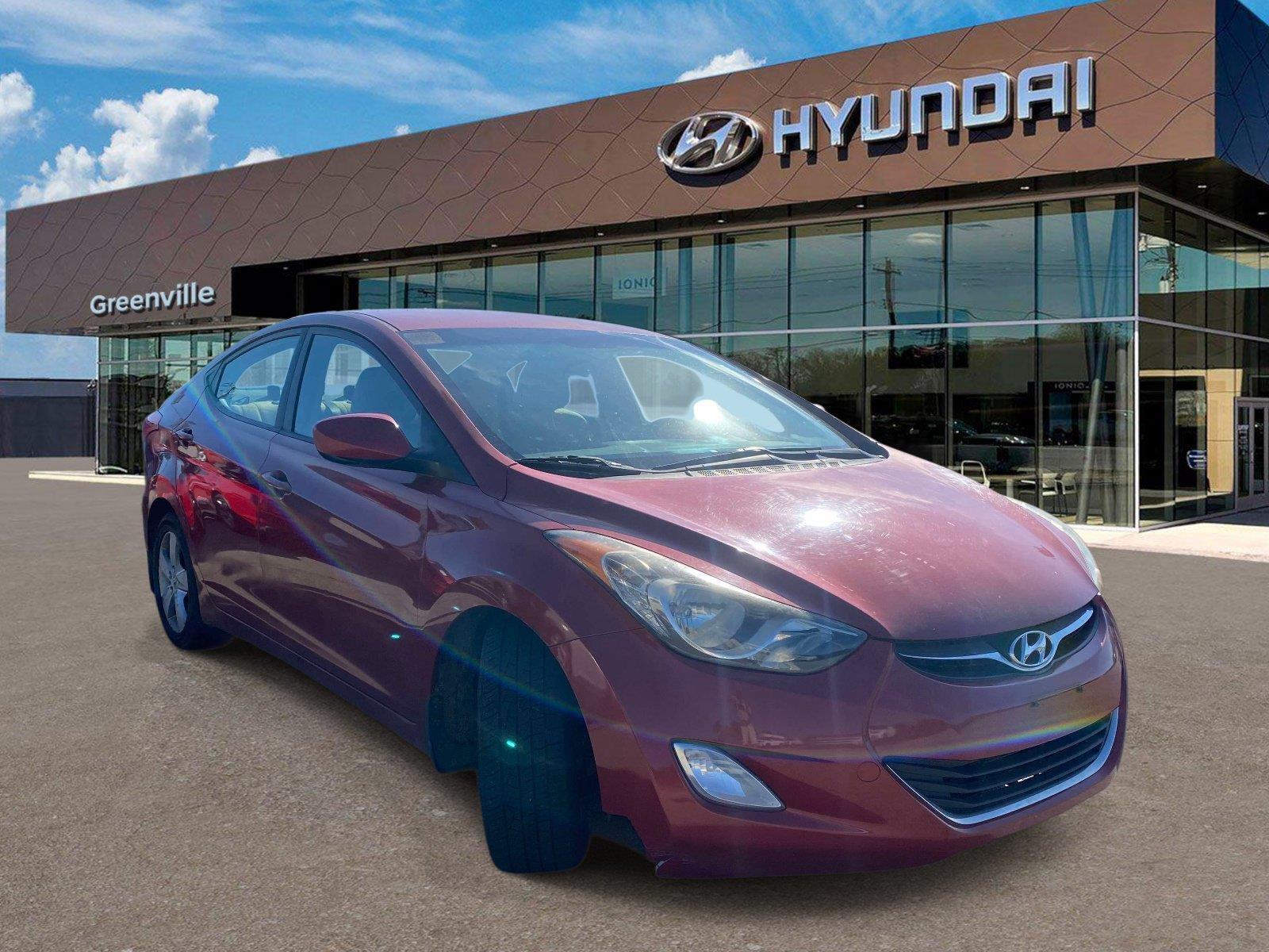 Red Allure 2012 Hyundai Elantra Sedan Front-Wheel Drive Automatic