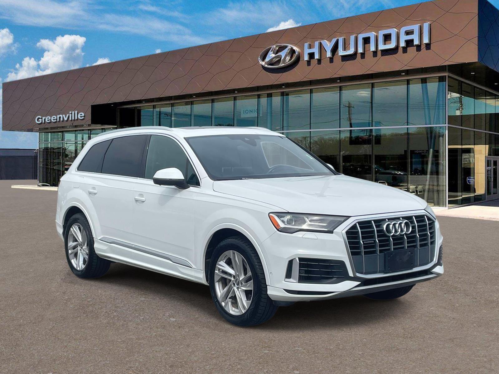 Carrara White 2020 Audi Q7 SUV / Crossover All-Wheel Drive Automatic