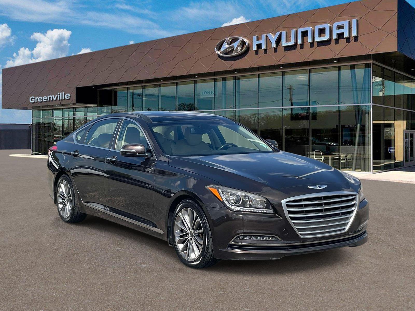 Manhattan Brown 2016 Hyundai Genesis Sedan Rear-Wheel Drive Automatic
