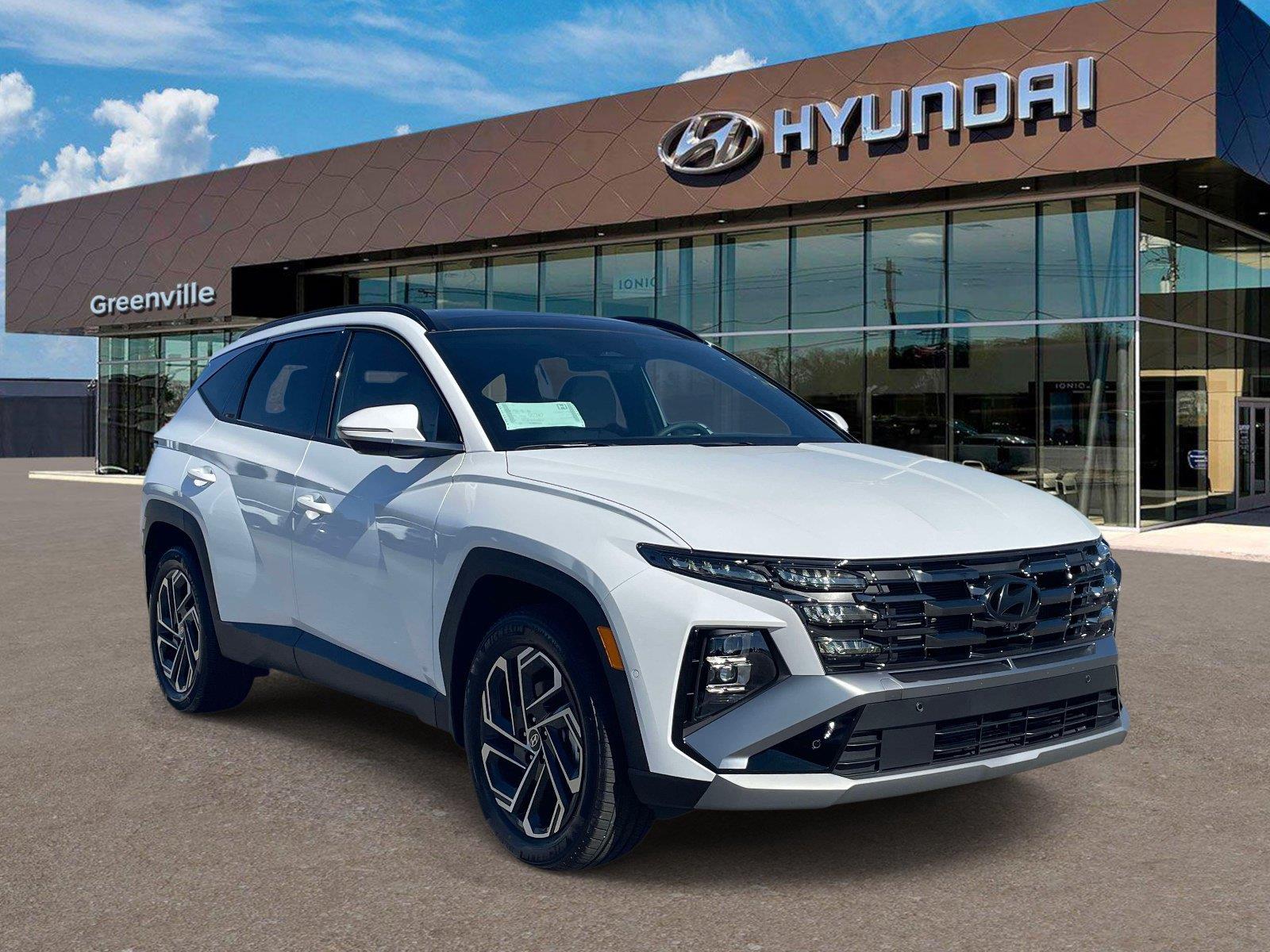 Creamy White Pearl 2026 Hyundai Tucson Hybrid SUV / Crossover All-Wheel Drive Automatic