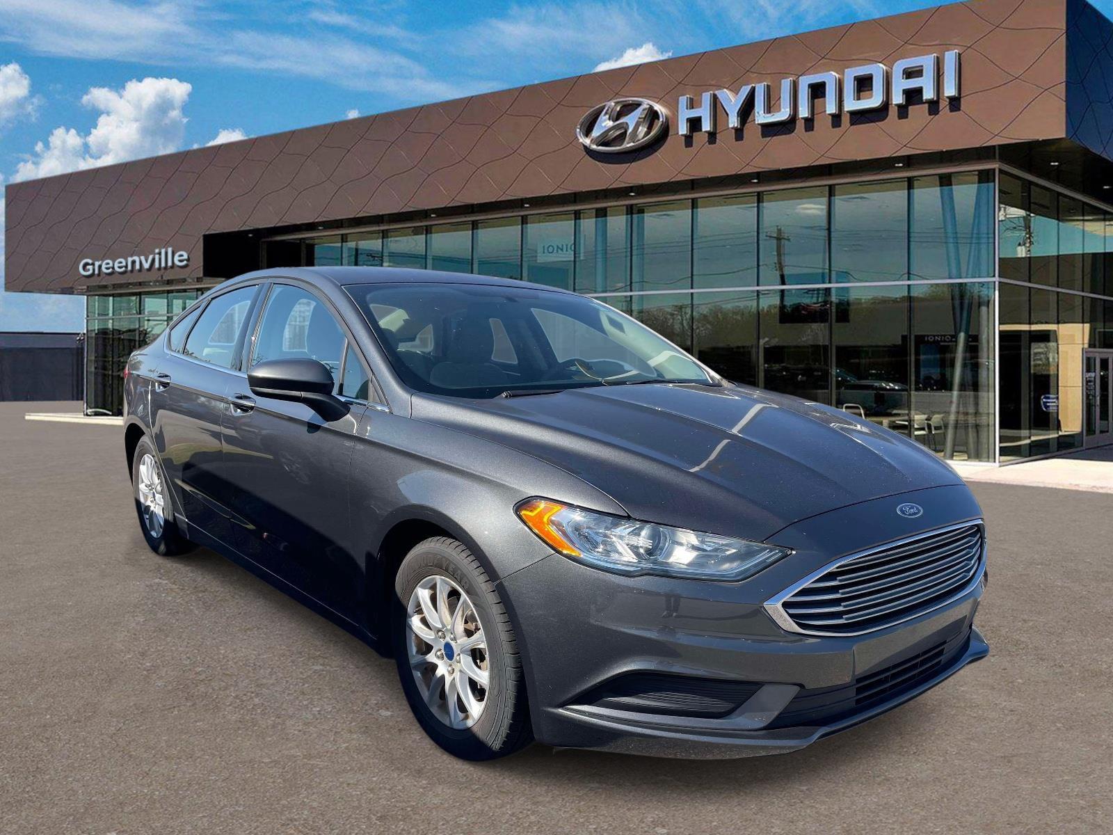 Gray (Magnetic) 2017 Ford Fusion Sedan Front-Wheel Drive 6-Speed Automatic
