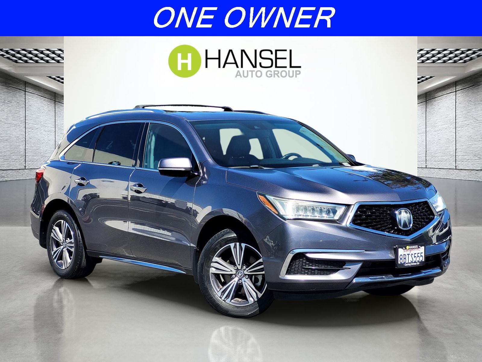 Gray (Modern Steel Metallic) 2018 Acura MDX FWD SUV / Crossover Front-Wheel Drive Automatic