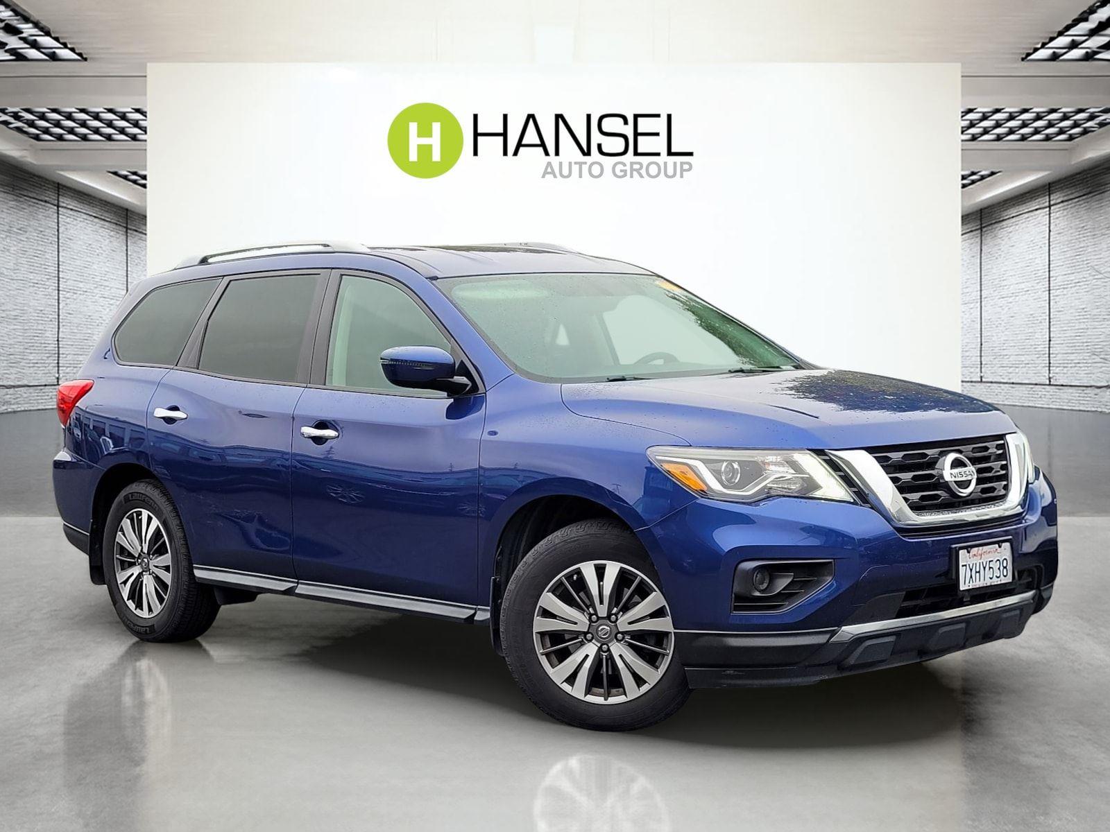 Caspian Blue 2017 Nissan Pathfinder SUV / Crossover Front-Wheel Drive Continuously Variable Transmission