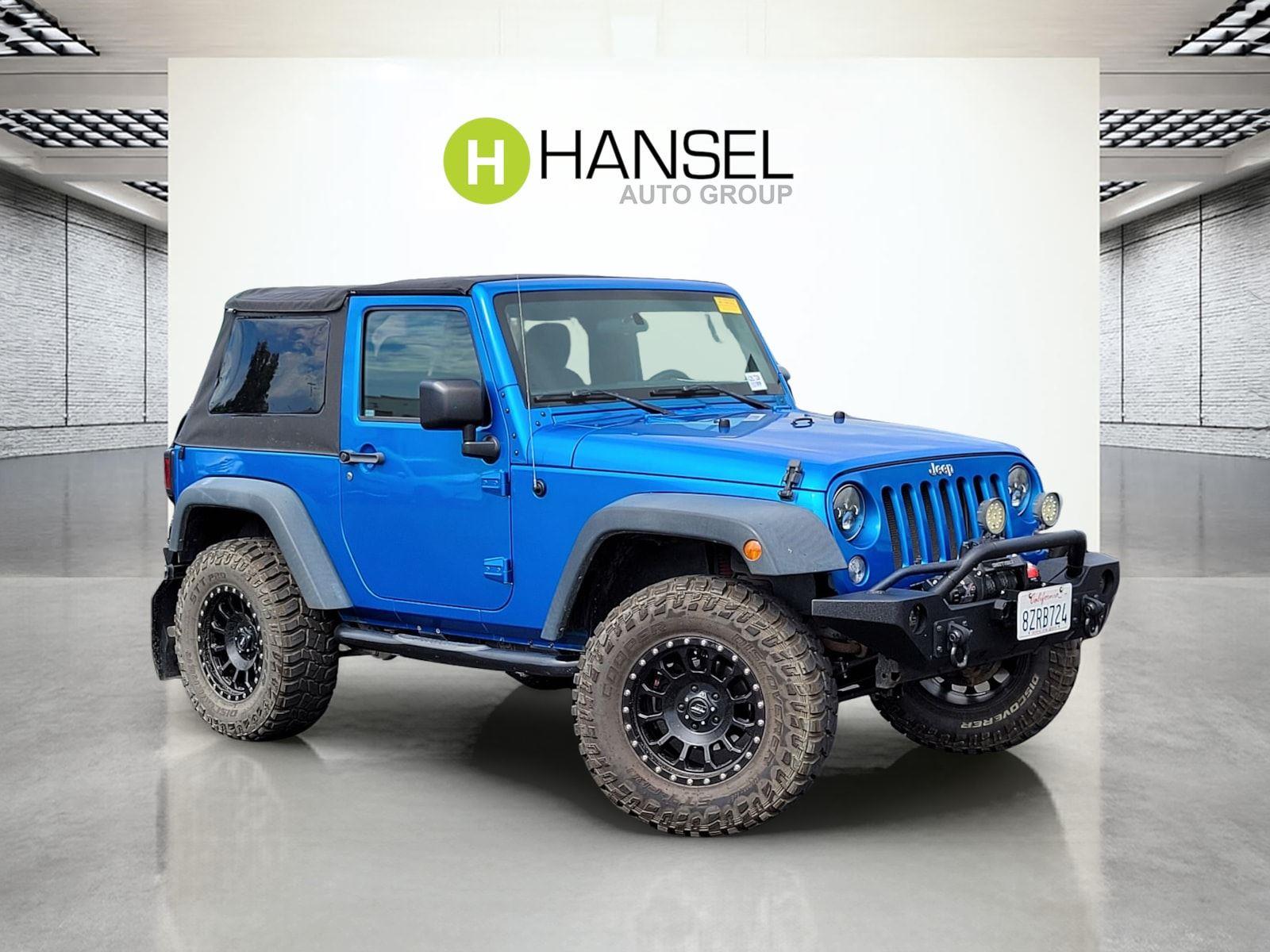 Hydro Blue Pearl Coat 2015 Jeep Wrangler SUV / Crossover Four-Wheel Drive 6-Speed Manual
