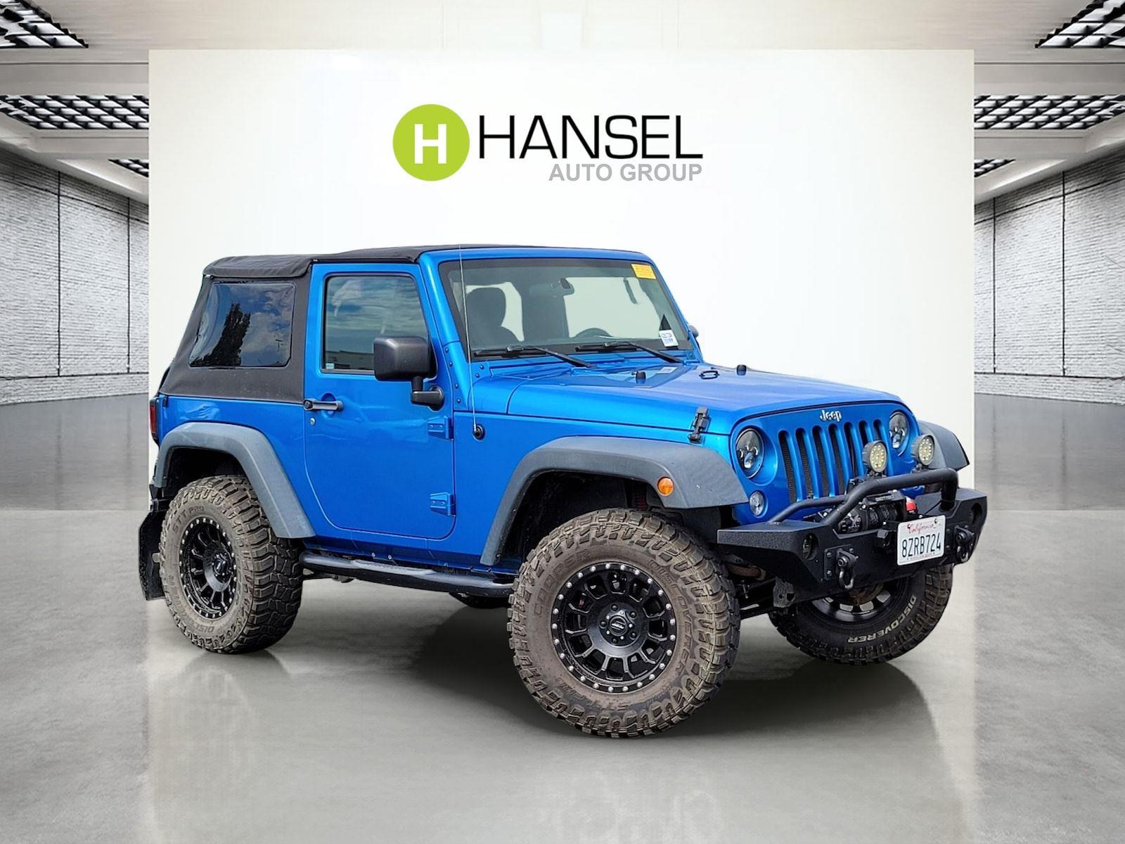 Hydro Blue Pearl Coat 2015 Jeep Wrangler SUV / Crossover Four-Wheel Drive 6-Speed Manual