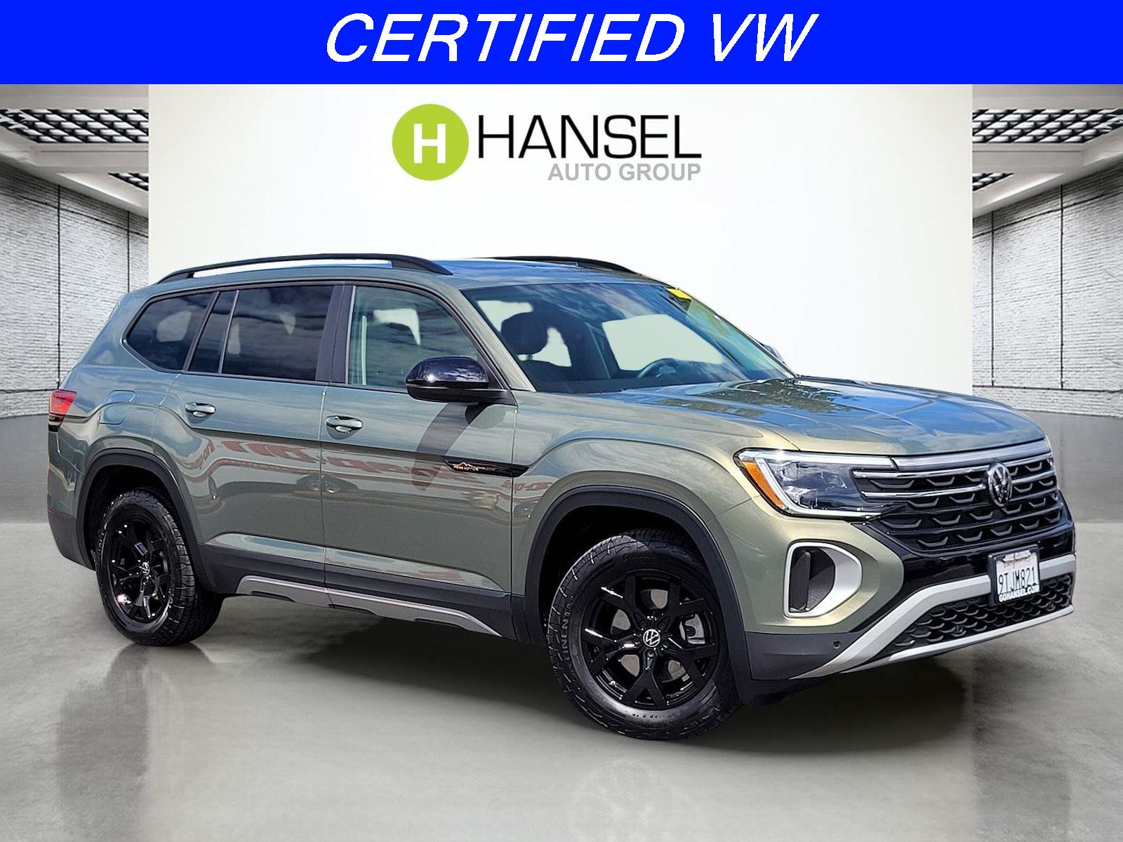 Avocado Green Pearl 2025 Volkswagen Atlas SUV / Crossover All-Wheel Drive Automatic
