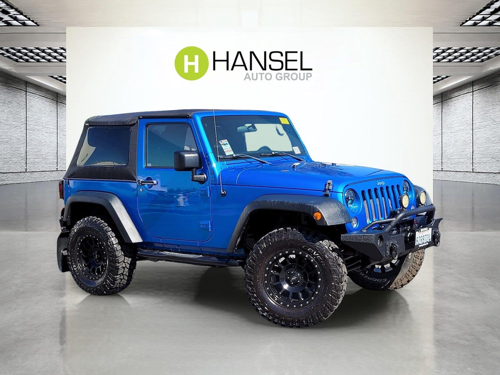 Hydro Blue Pearl Coat 2015 Jeep Wrangler SUV / Crossover Four-Wheel Drive 6-Speed Manual