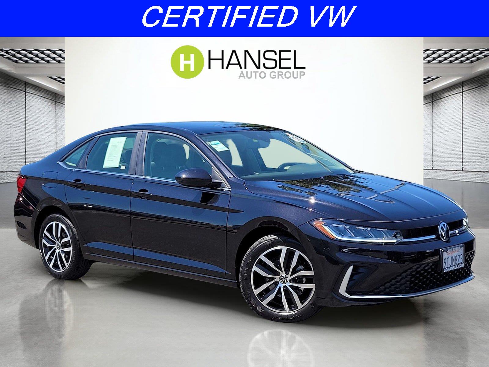 Deep Black Pearl 2025 Volkswagen Jetta Sedan Front-Wheel Drive Automatic