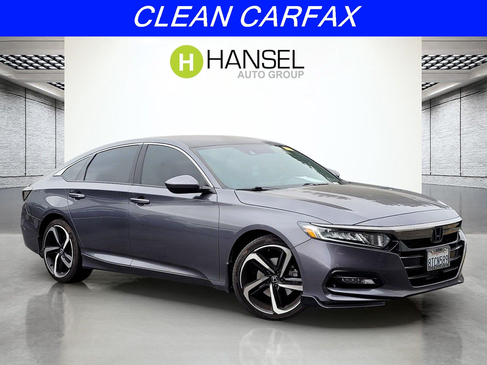 Gray (Modern Steel Metallic) 2020 Honda Accord Sedan Front-Wheel Drive 7-Speed CVT