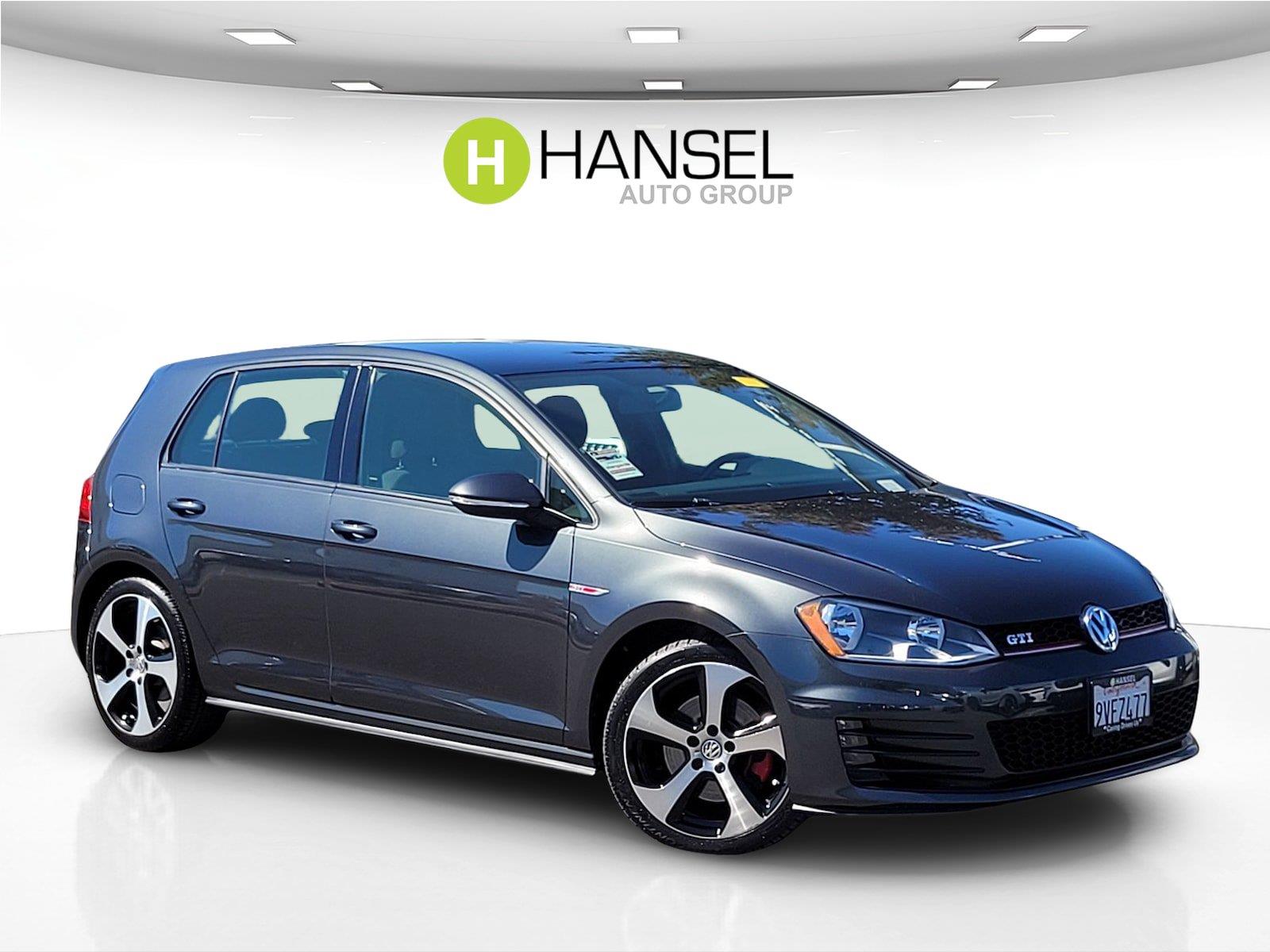 Carbon Steel Gray Metallic 2017 Volkswagen Golf GTI Hatchback Front-Wheel Drive Manual