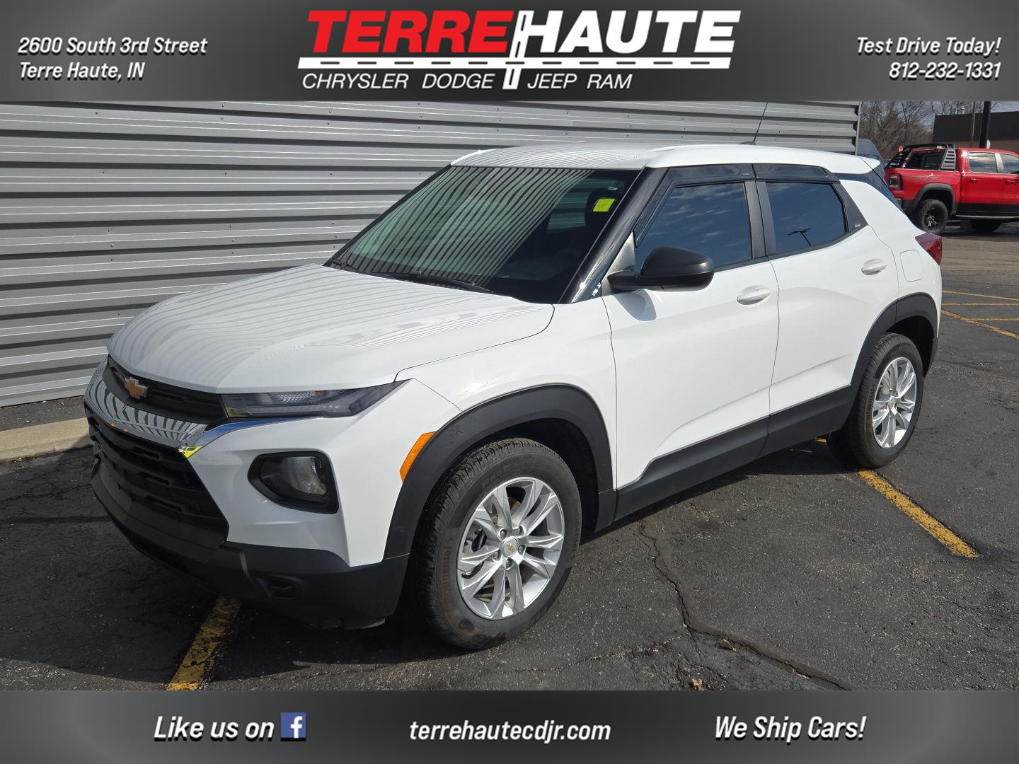 Summit White 2023 Chevrolet Trailblazer LS FWD SUV / Crossover Front-Wheel Drive Continuously Variable Transmission
