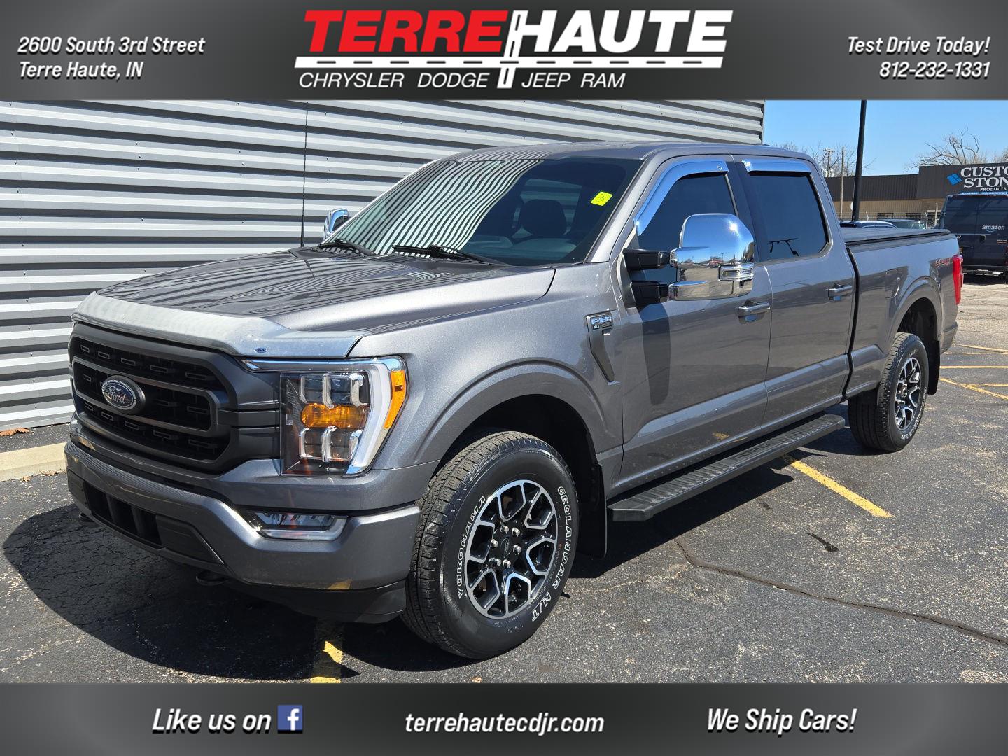Carbonized Gray 2021 Ford F-150 XLT SuperCrew 4WD Pickup Truck Four-Wheel Drive Automatic