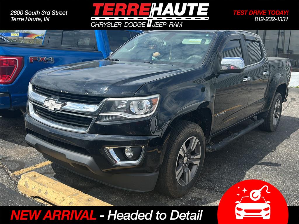 Black 2018 Chevrolet Colorado LT Crew Cab 4WD Pickup Truck Four-Wheel Drive 8-Speed Automatic