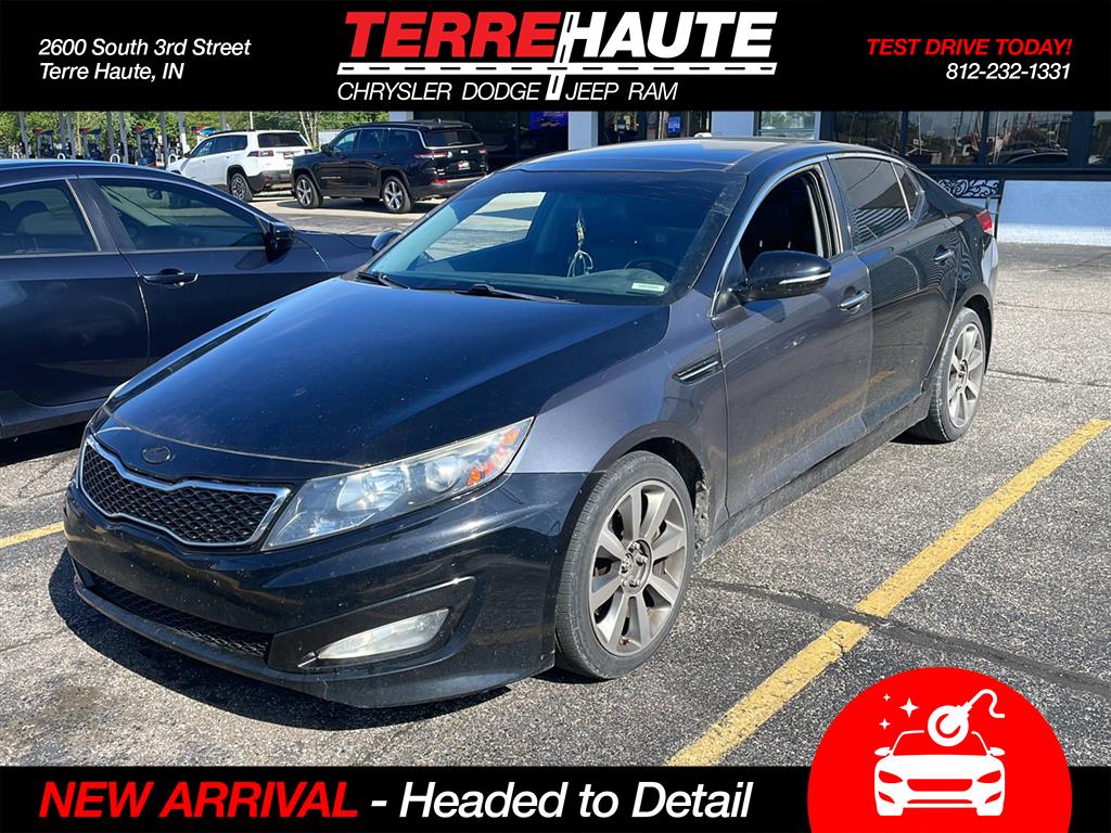 Ebony Black 2012 Kia Optima SX Sedan Front-Wheel Drive 6-Speed Automatic