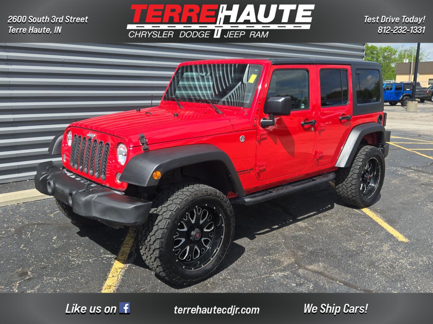 2016 Jeep Wrangler Unlimited Rubicon 4WD