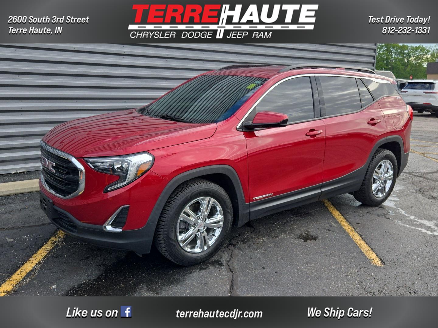 Red Quartz Tintcoat 2020 GMC Terrain SLE FWD SUV / Crossover Front-Wheel Drive 9-Speed Automatic Overdrive