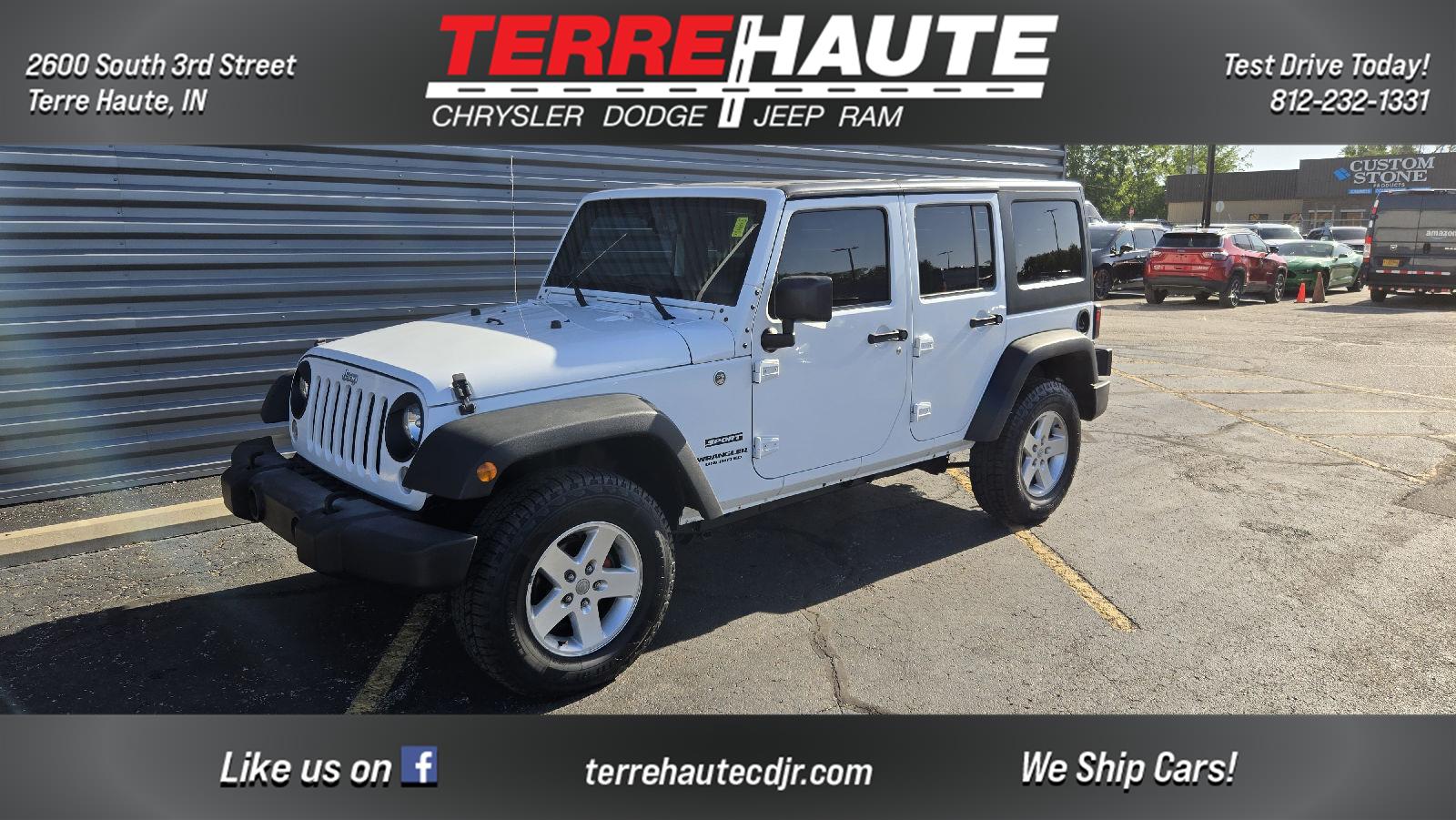 2016 Jeep Wrangler Unlimited Sport 4WD