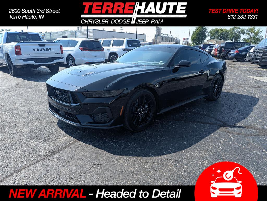 Shadow Black 2025 Ford Mustang GT Premium Fastback RWD Coupe Rear-Wheel Drive Automatic