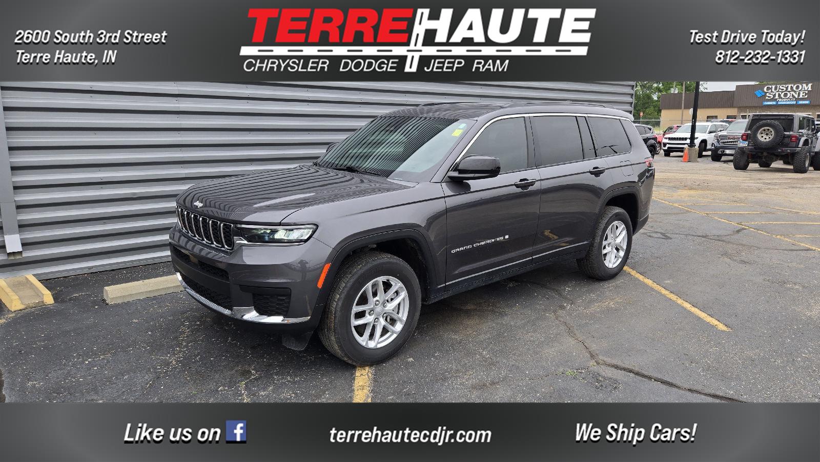 Baltic Gray Metallic Clearcoat 2024 Jeep Grand Cherokee L Laredo 4WD SUV / Crossover Four-Wheel Drive 8-Speed Automatic
