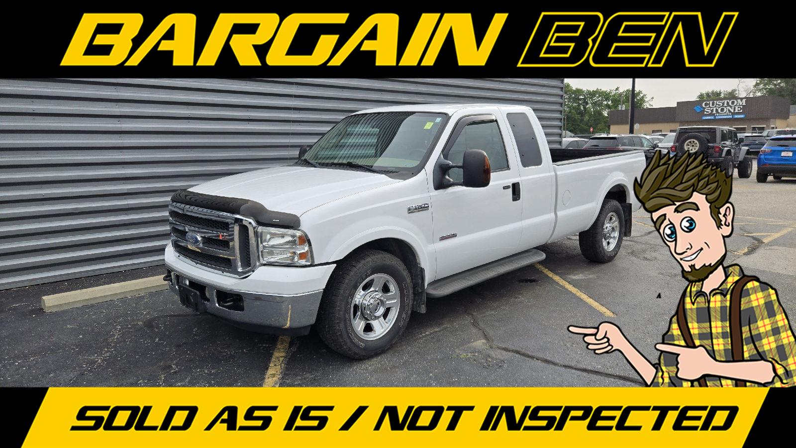 Oxford White 2005 Ford F-350 Super Duty Pickup Truck Rear-Wheel Drive 6-Speed Manual Overdrive