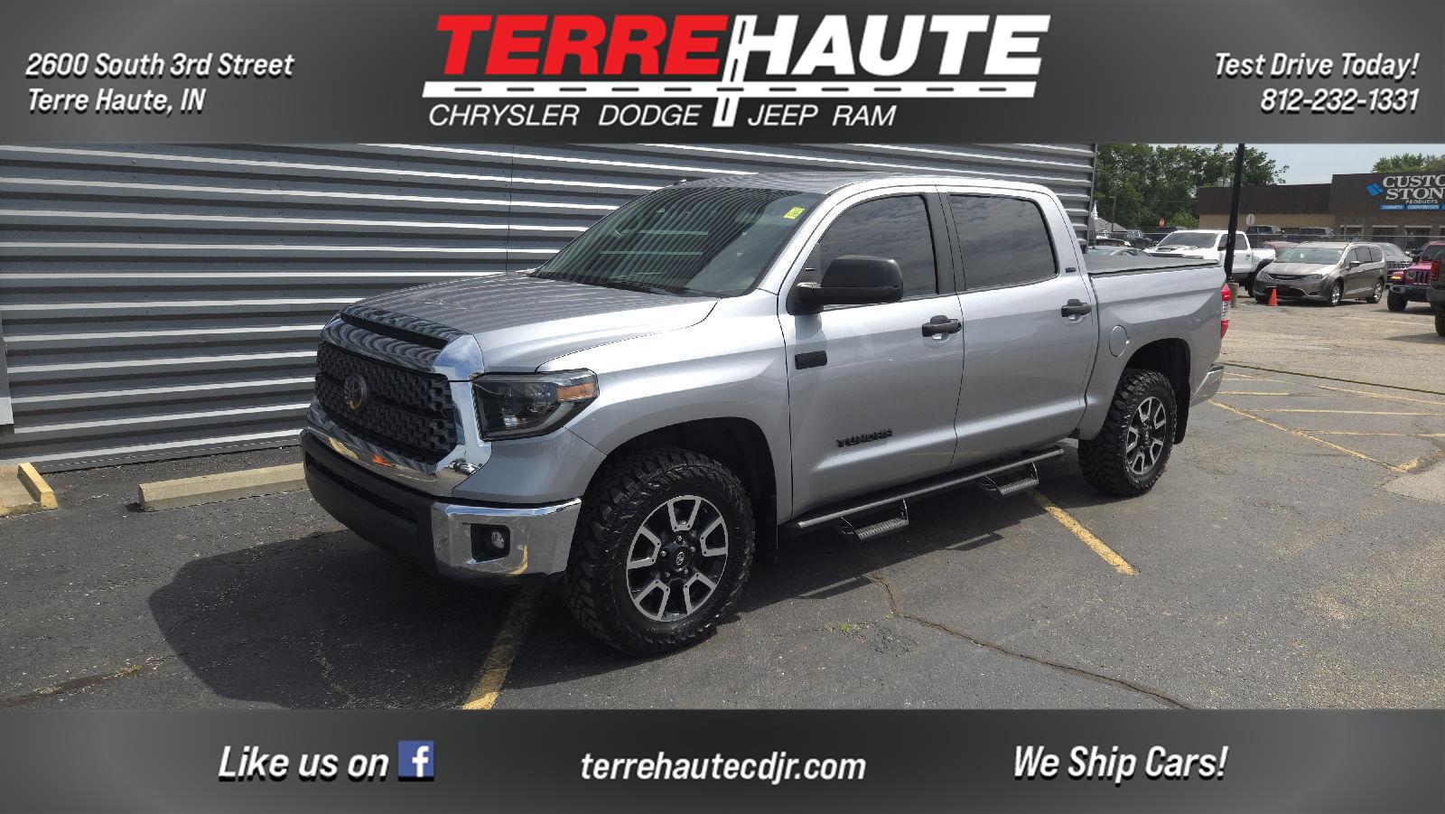 Silver Sky Metallic 2019 Toyota Tundra Pickup Truck Four-Wheel Drive 6-Speed Automatic