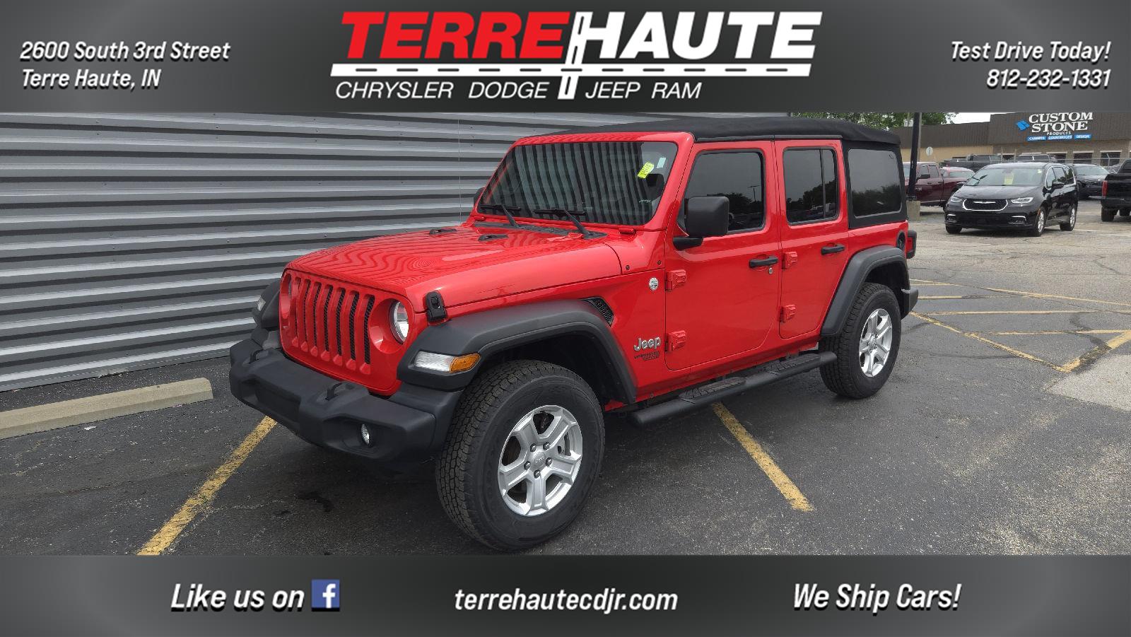 2019 Jeep Wrangler Unlimited Sport S 4WD